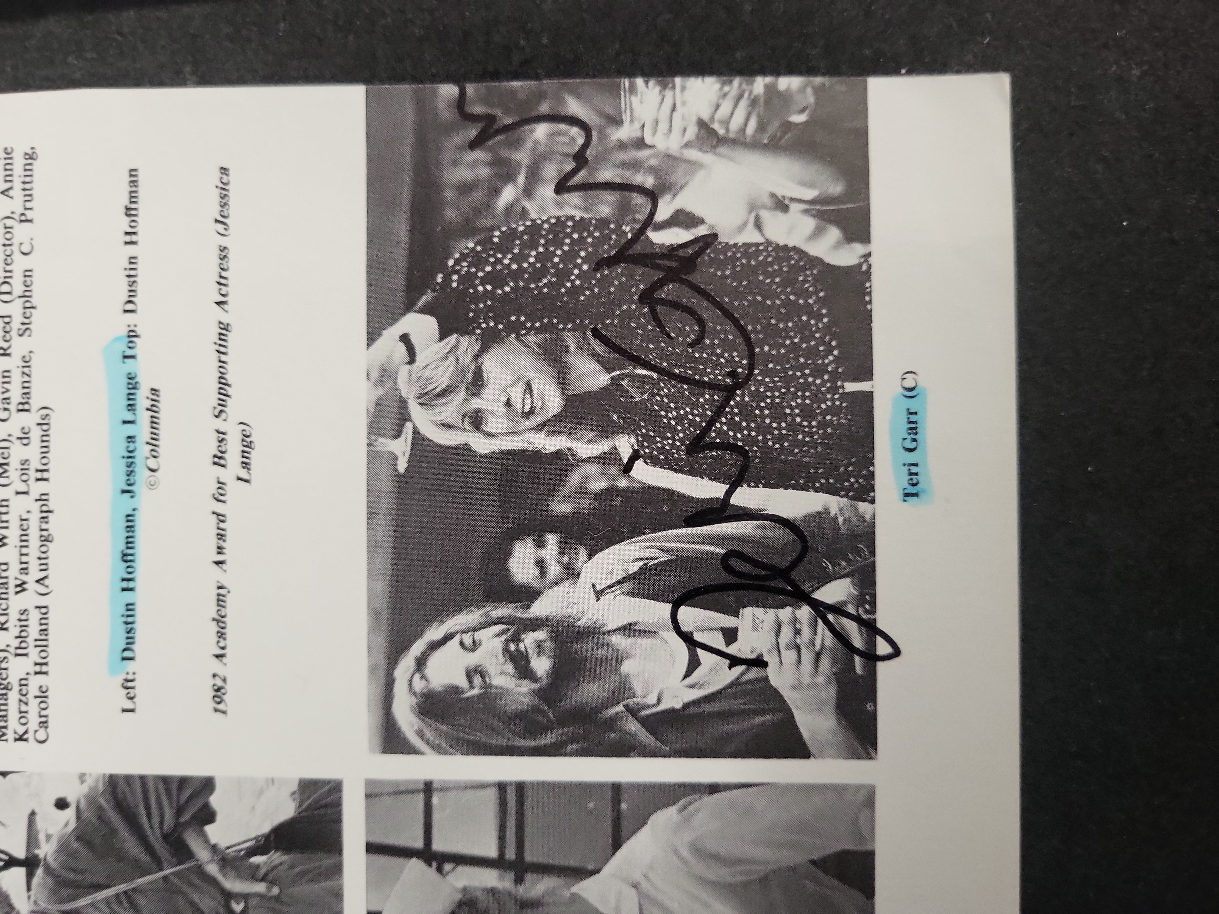 I03423 | A Collection of Eight Autographed Photographs and Programs Featuring Various Actresses