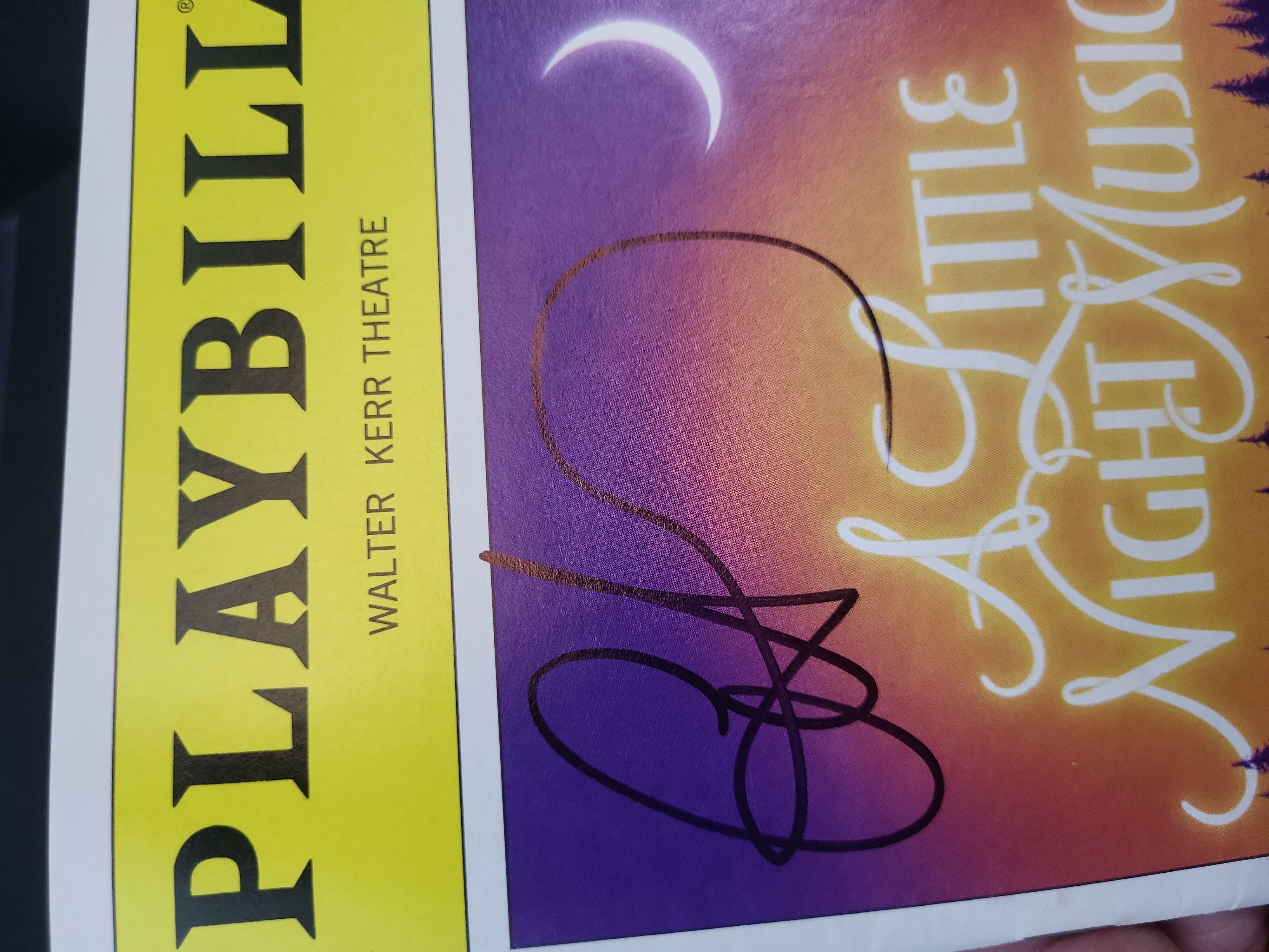 I03381 | Two Pieces of Celebrity Signed Ephemera Including Tyra Banks Promotional Letter and Catherine Zeta-Jones Signed Playbill