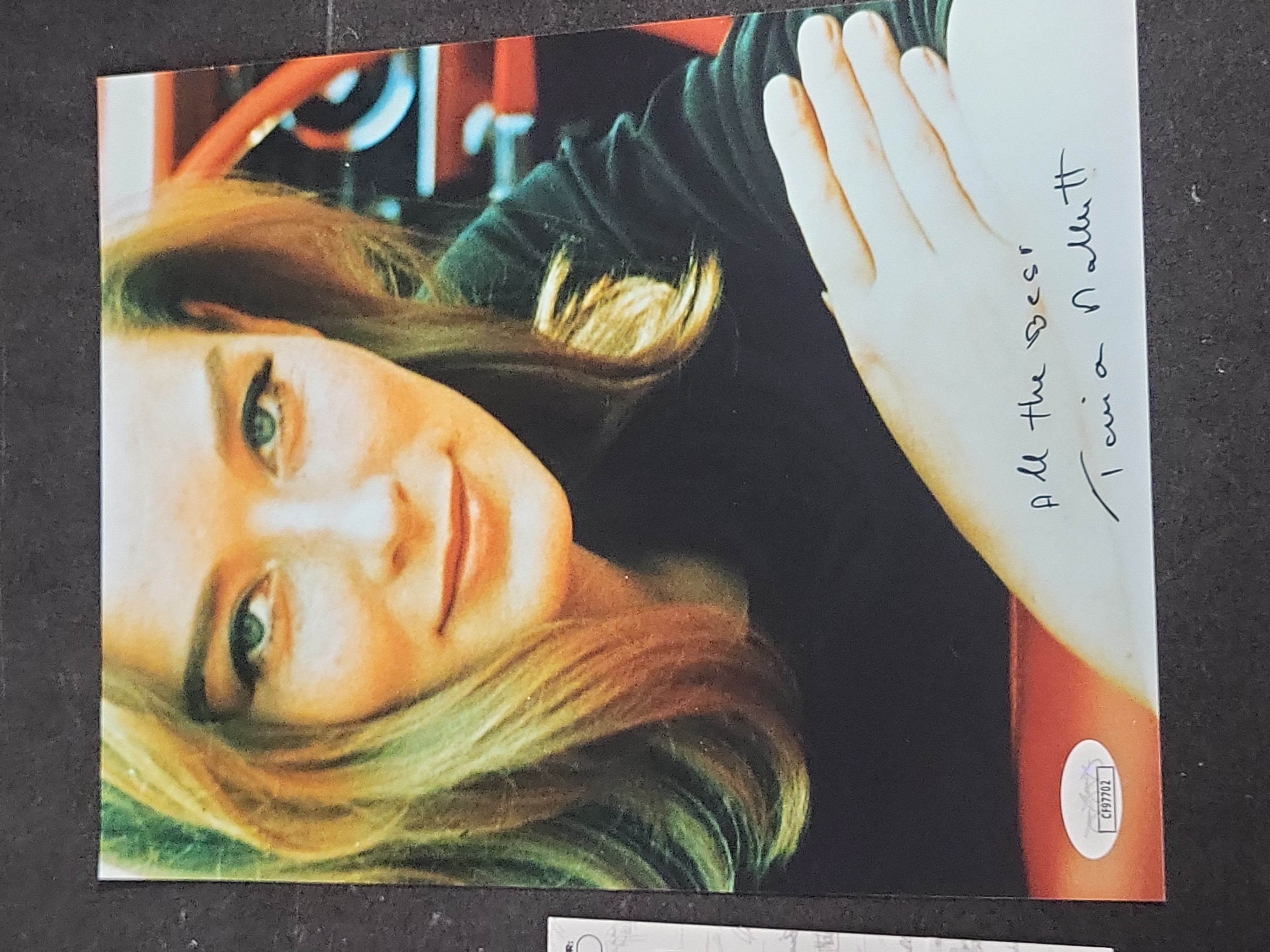 I03428 | Tania Mallet Autographed Color Photograph with JSA Authentication