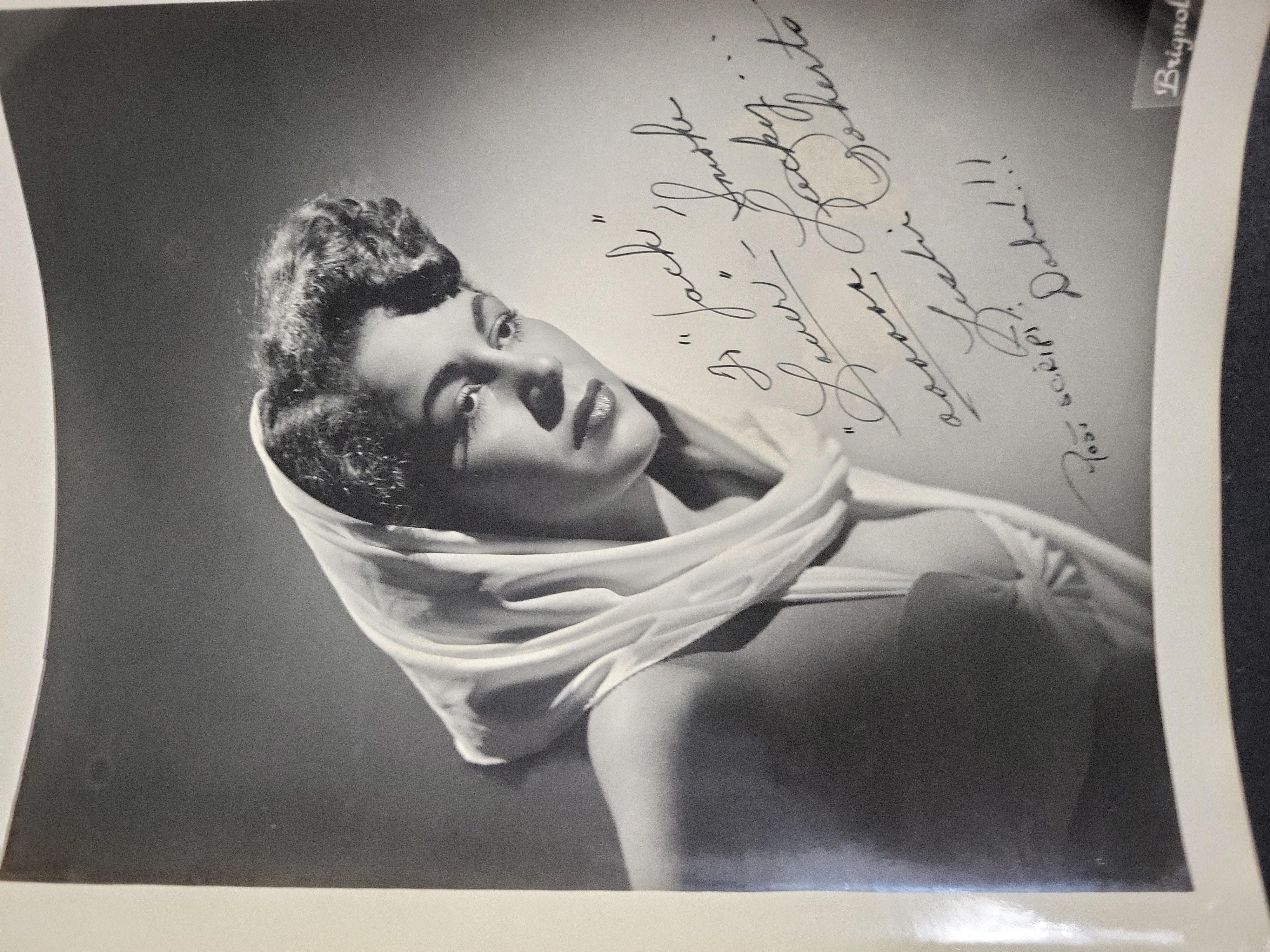 I03437 | An Assortment of Eight Vintage Entertainment Publicity Photographs Including Seven Autographed Examples