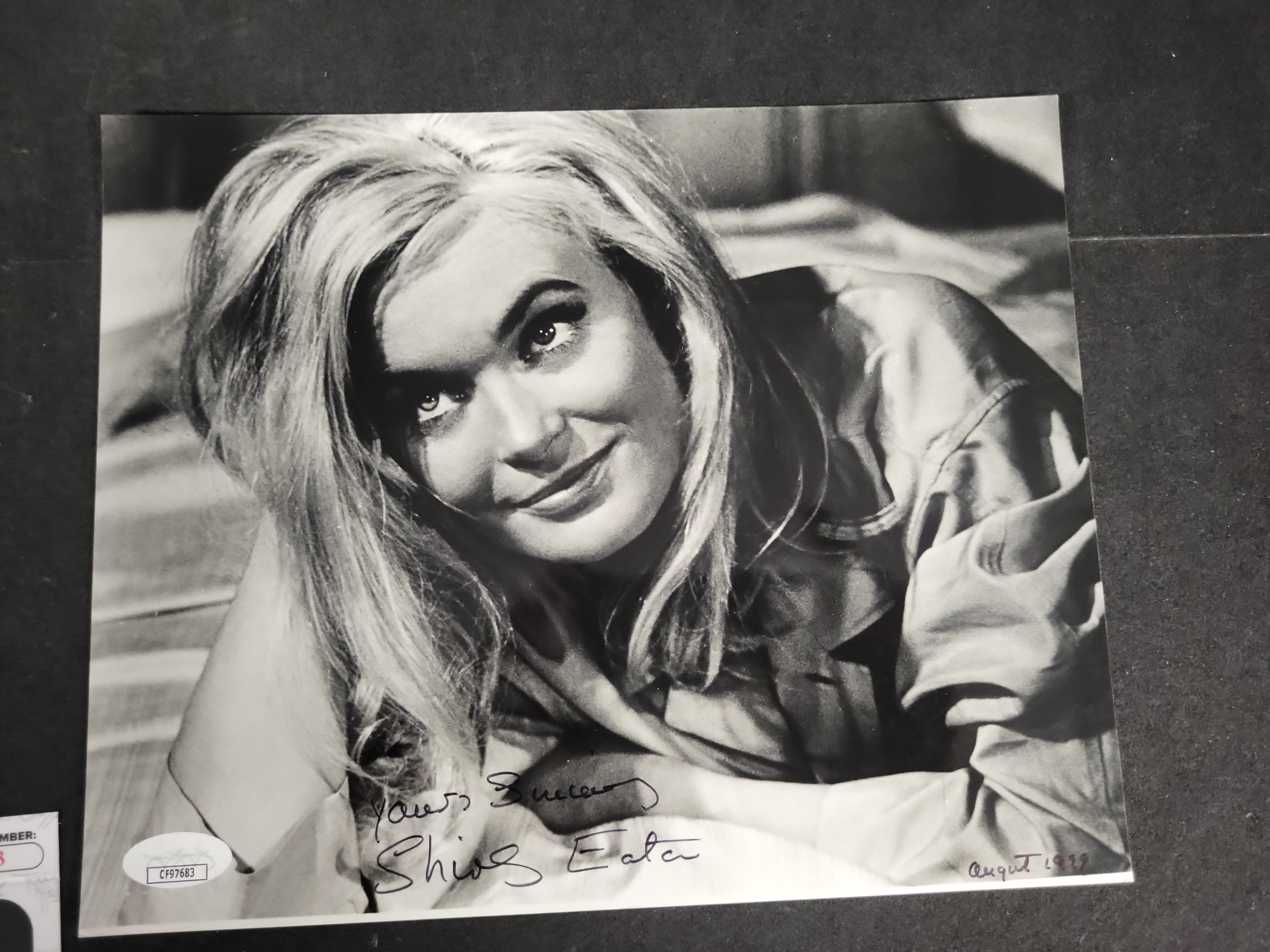 I03429 | Shirley Eaton Autographed Goldfinger Photo JSA Authenticated