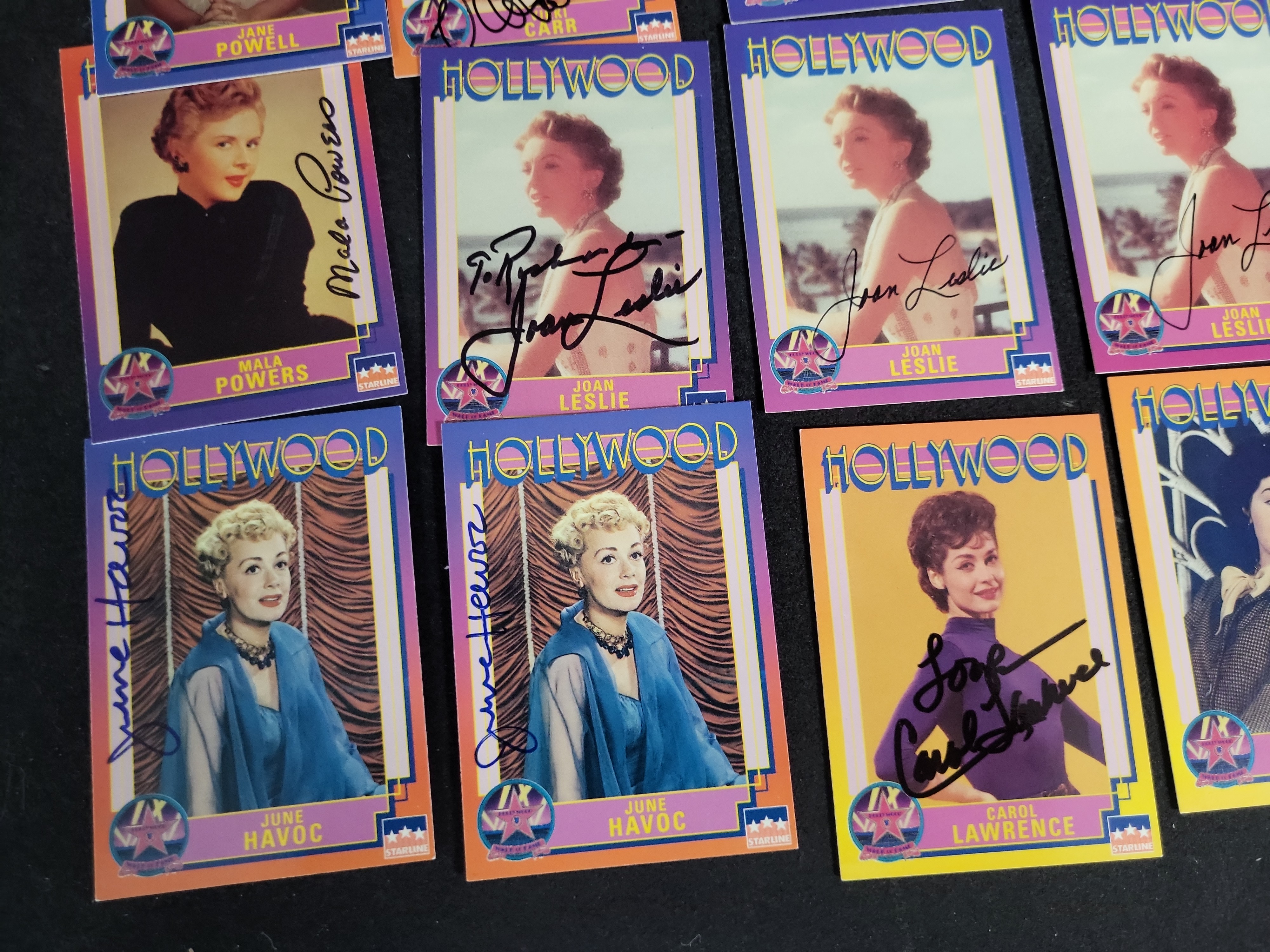 I03451 | A Collection of Starline Hollywood Walk of Fame Autographed Trading Cards and an All My Children Boxed Card Set