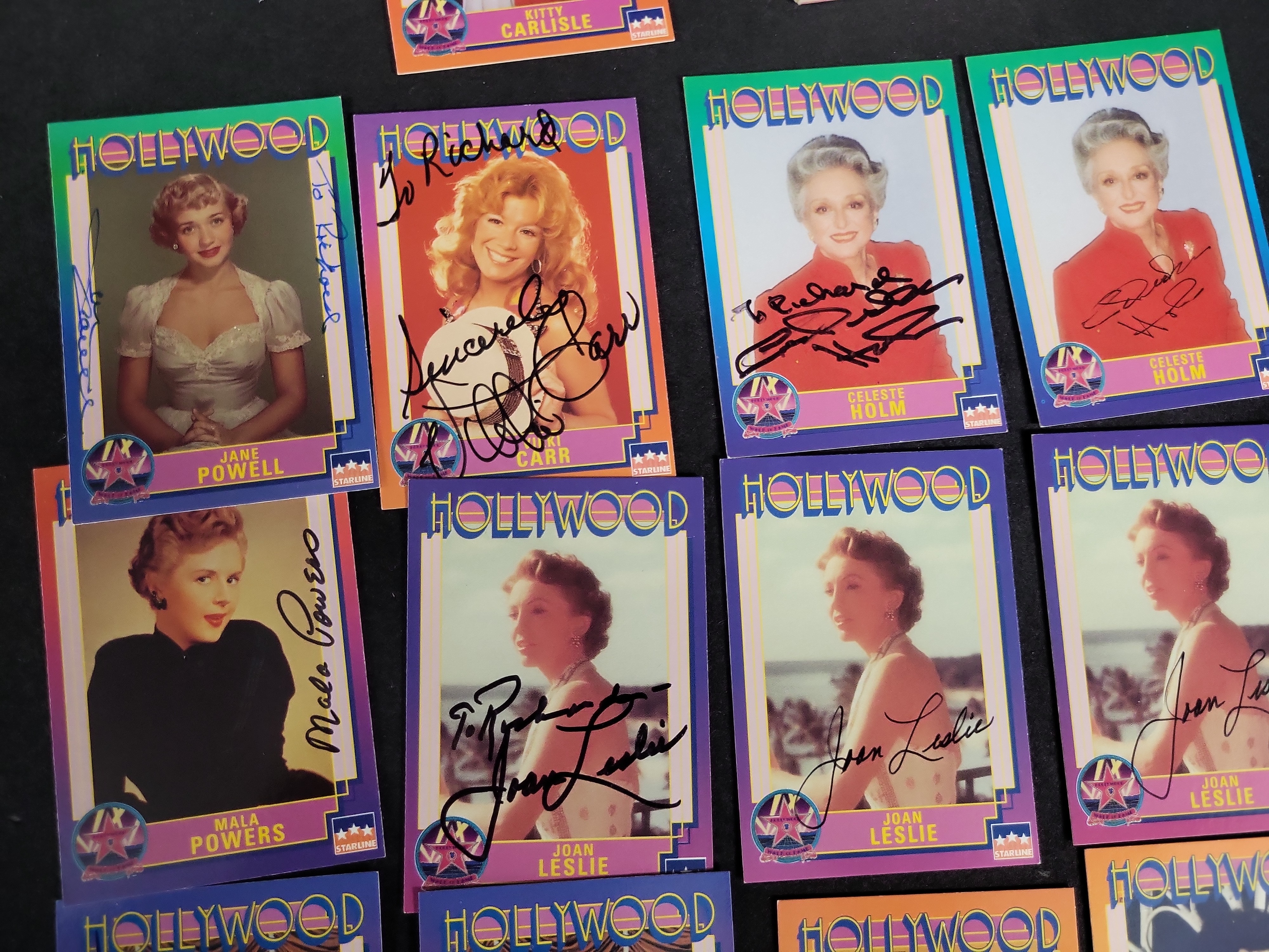 I03451 | A Collection of Starline Hollywood Walk of Fame Autographed Trading Cards and an All My Children Boxed Card Set
