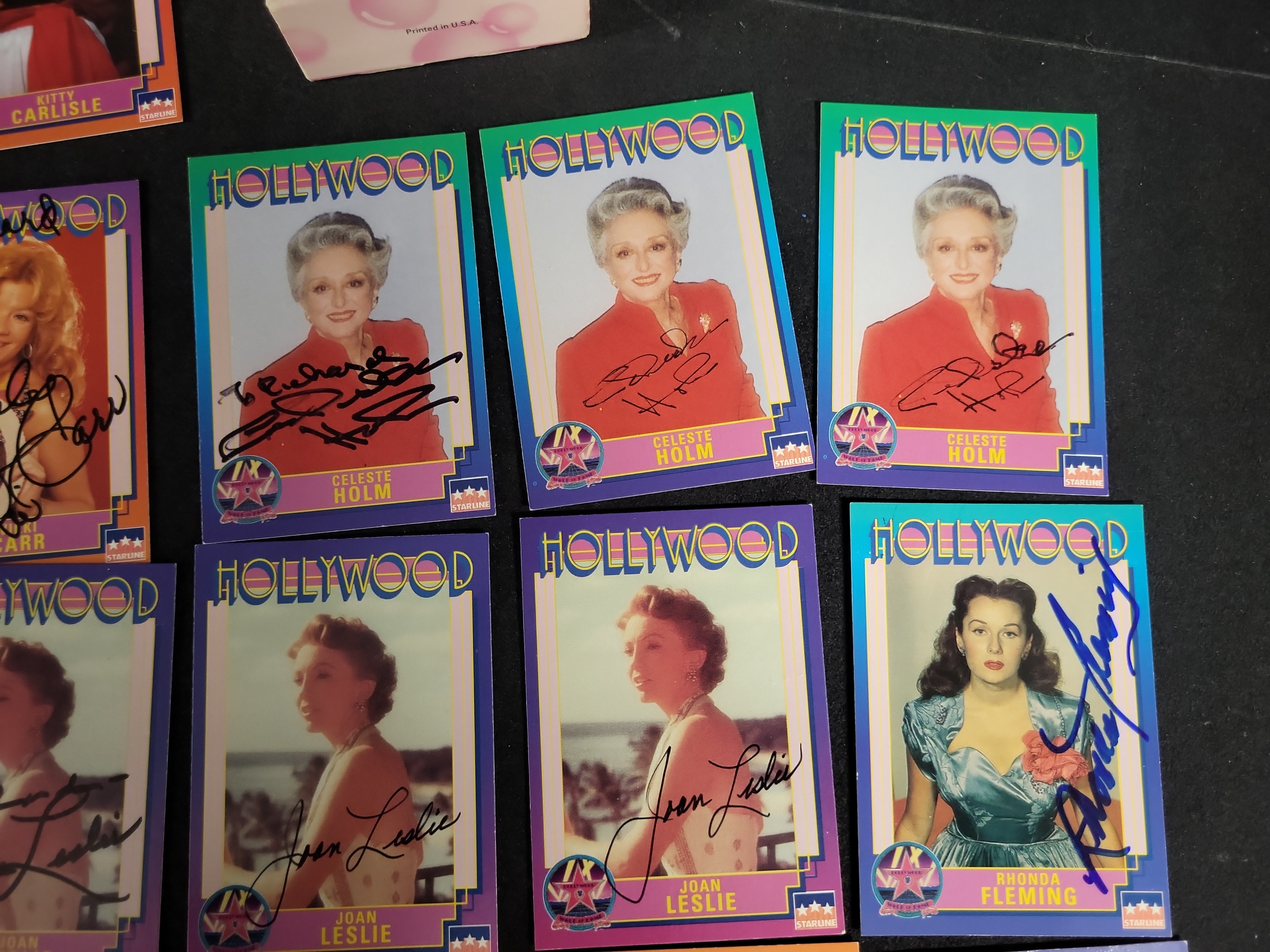 I03451 | A Collection of Starline Hollywood Walk of Fame Autographed Trading Cards and an All My Children Boxed Card Set