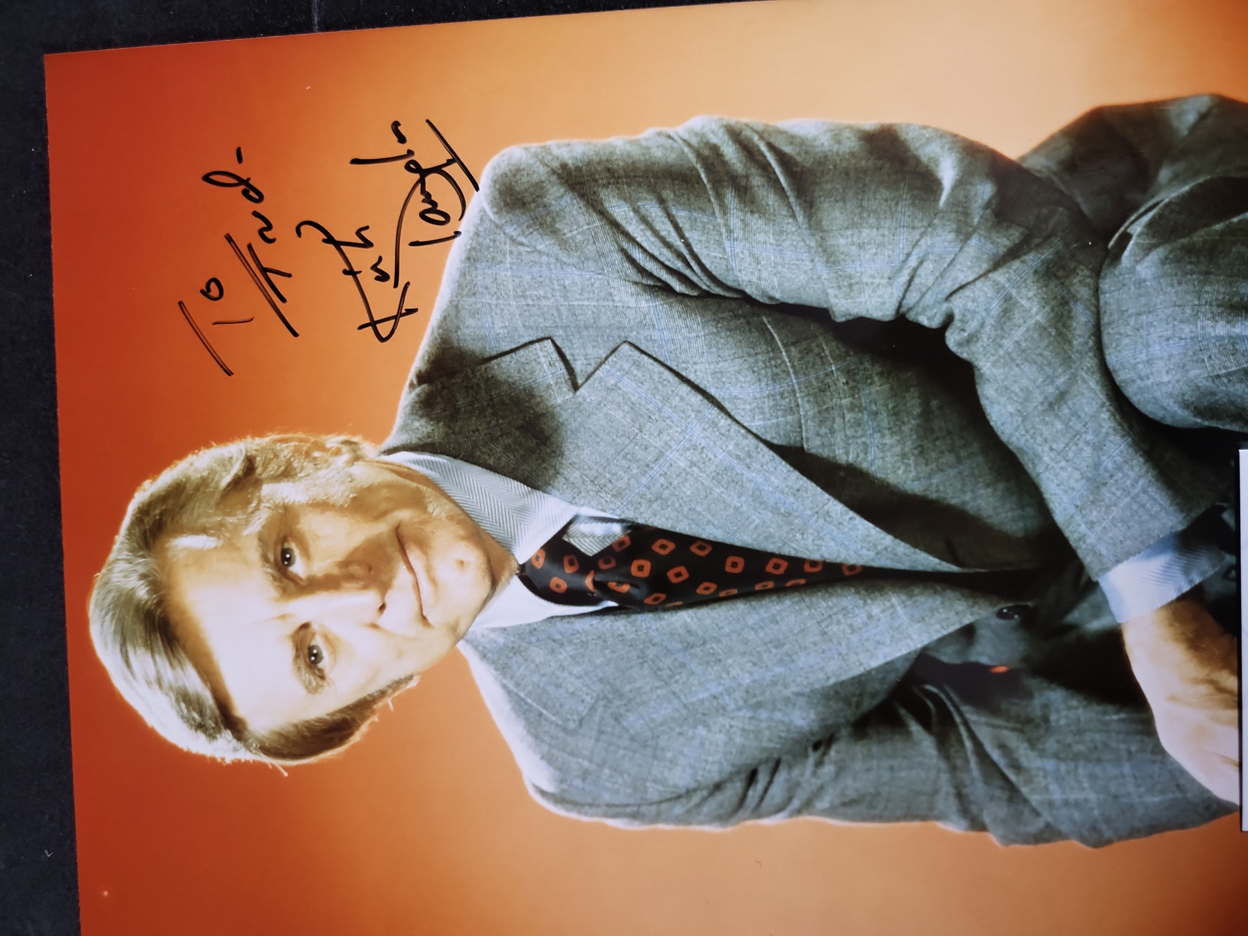 I03425 | Frank Langella Autographed Color Publicity Photograph with JSA Authentication