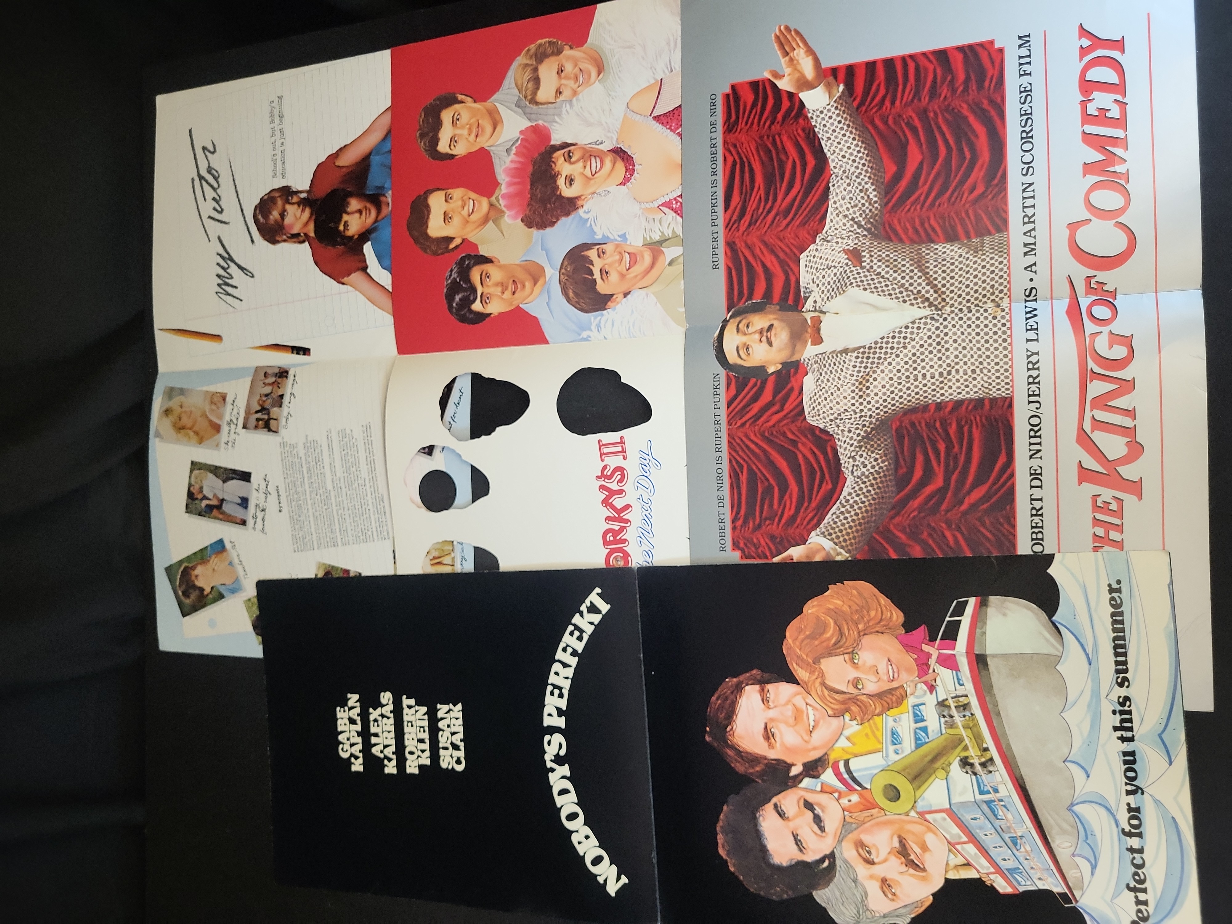 I03460 | Group of Four Vintage 1980s Movie Pressbooks and Promotional Press Folders