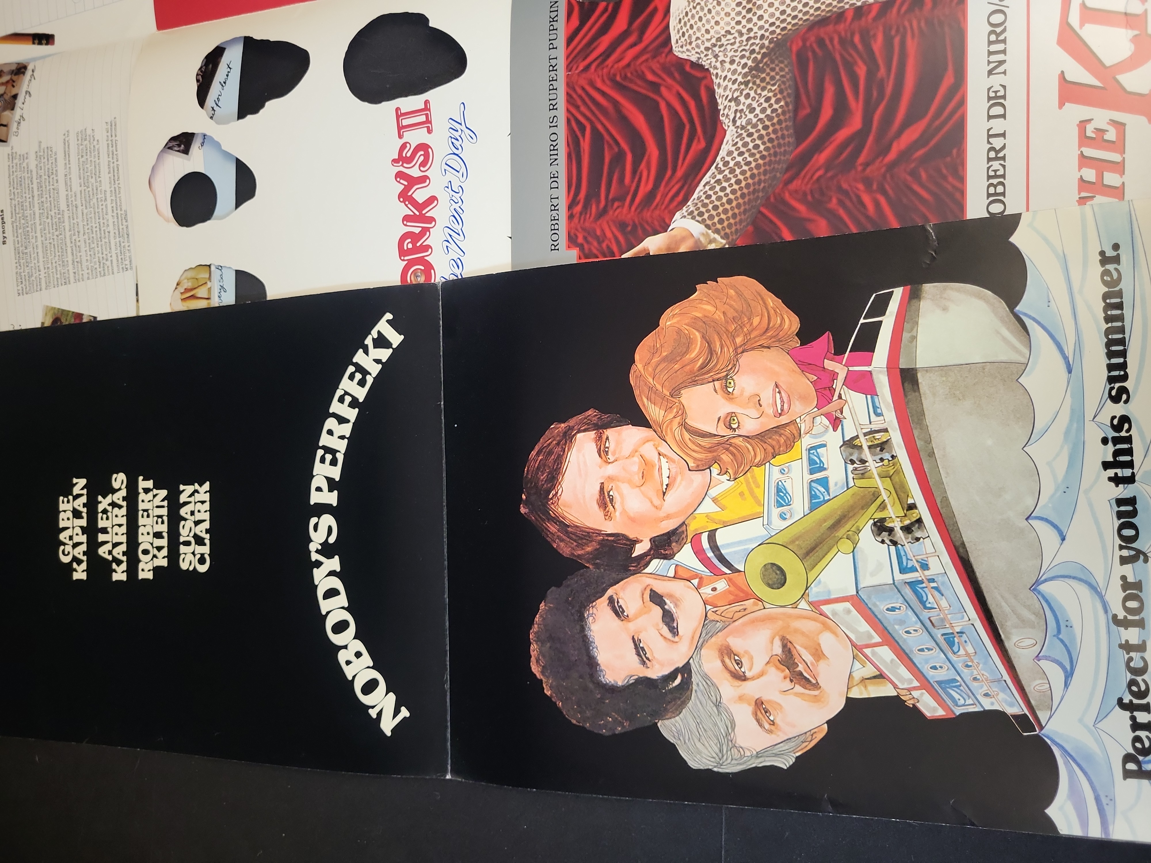 I03460 | Group of Four Vintage 1980s Movie Pressbooks and Promotional Press Folders