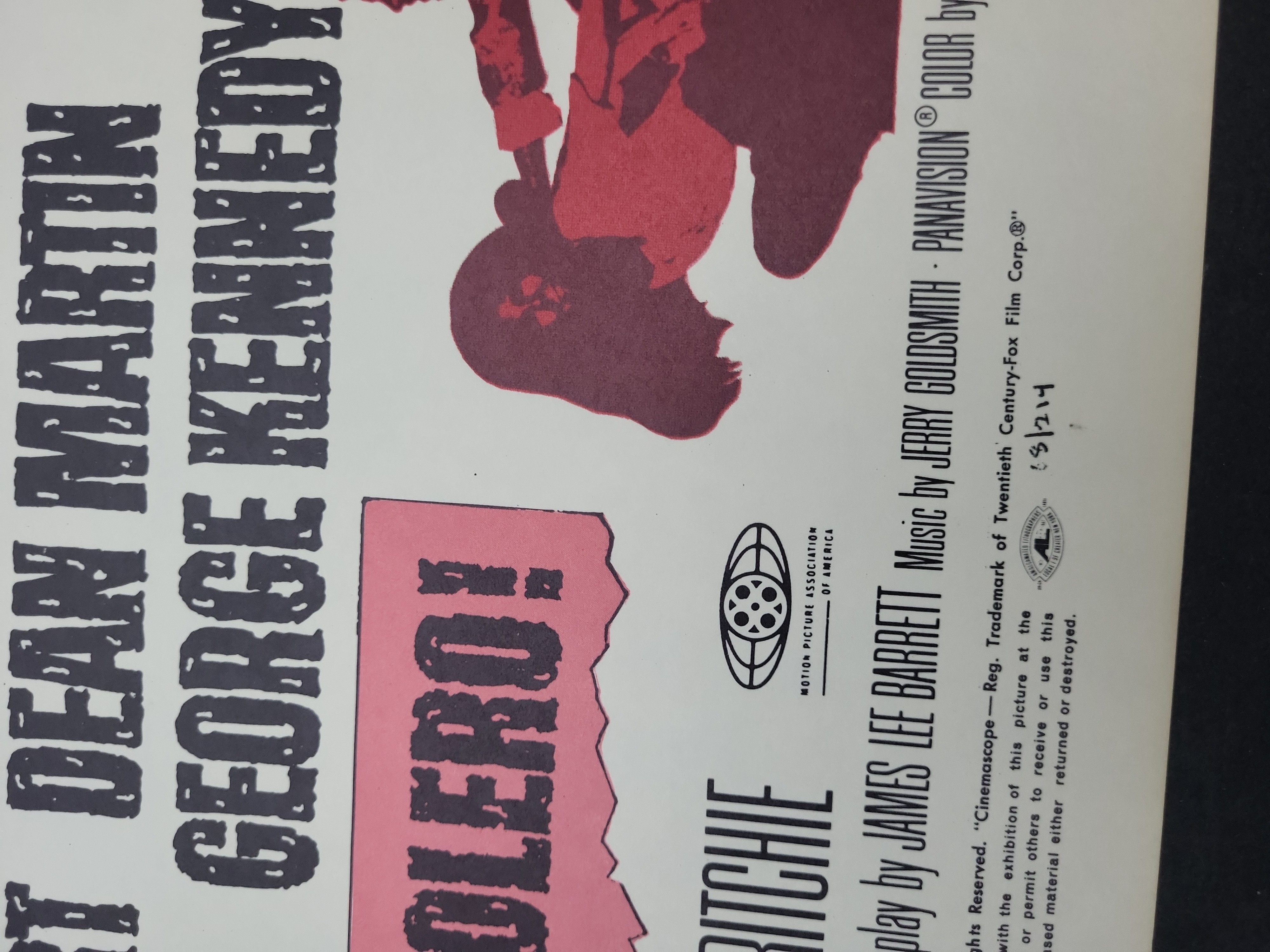 I03344 | 1968 Bandolero! Original Theatrical Movie Pressbook Insert Poster
