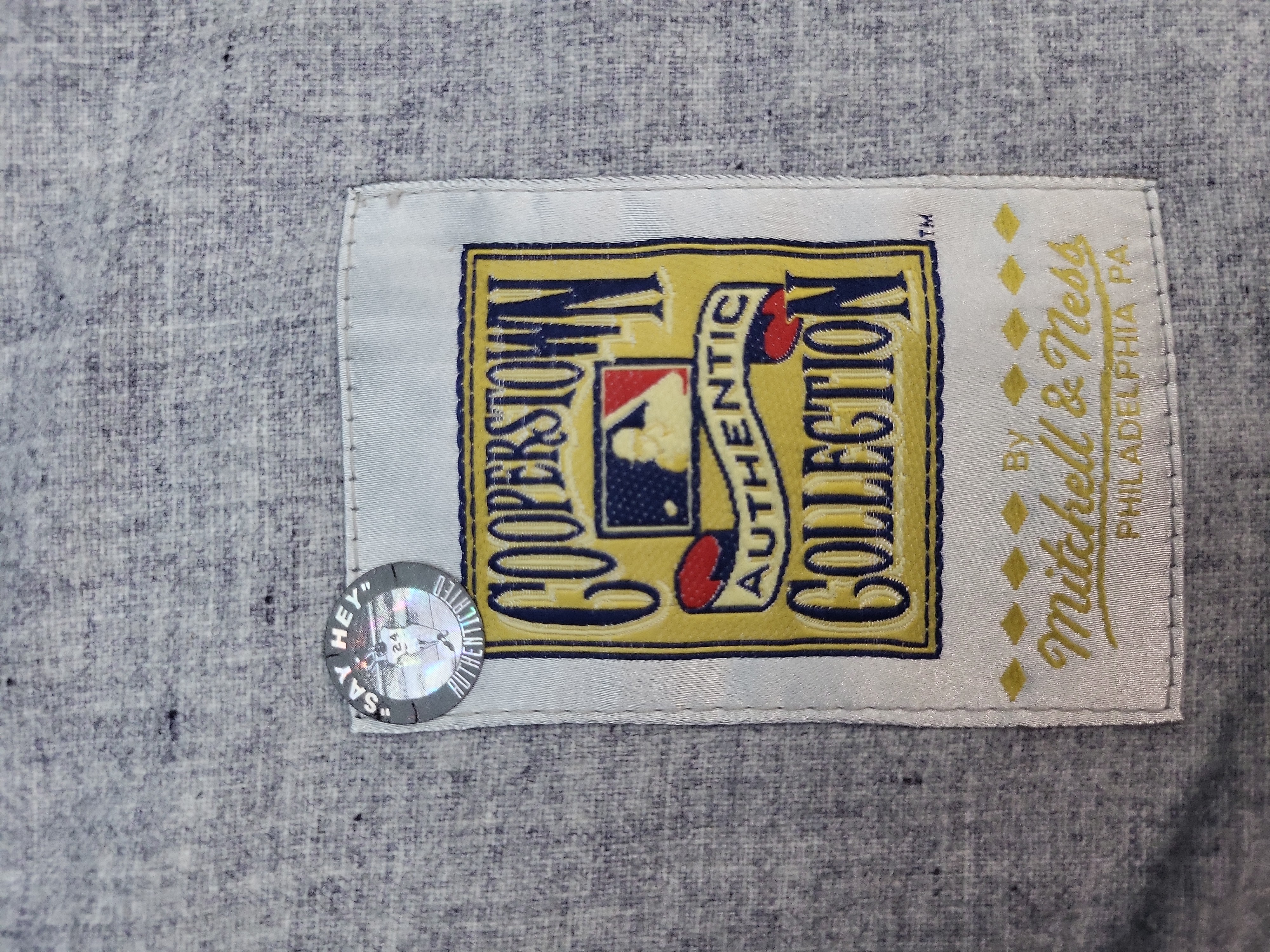 I03311 | Willie Mays Signed 1951 New York Giants Mitchell and Ness Commemorative Jersey Limited Edition 13 of 24