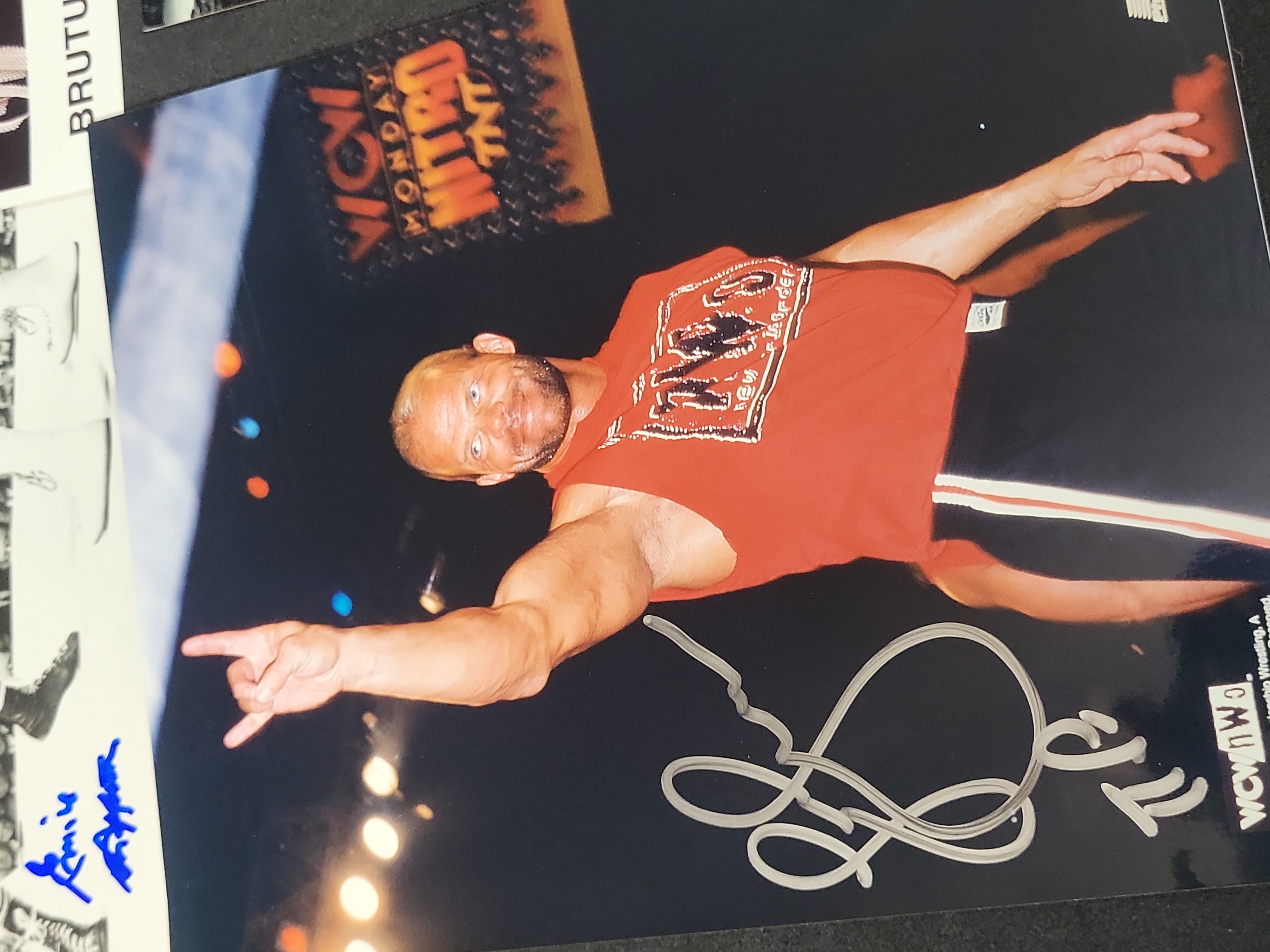 I03017 | A Collection of Eight Autographed Boxing and Professional Wrestling Photographs with Certificates of Authenticity