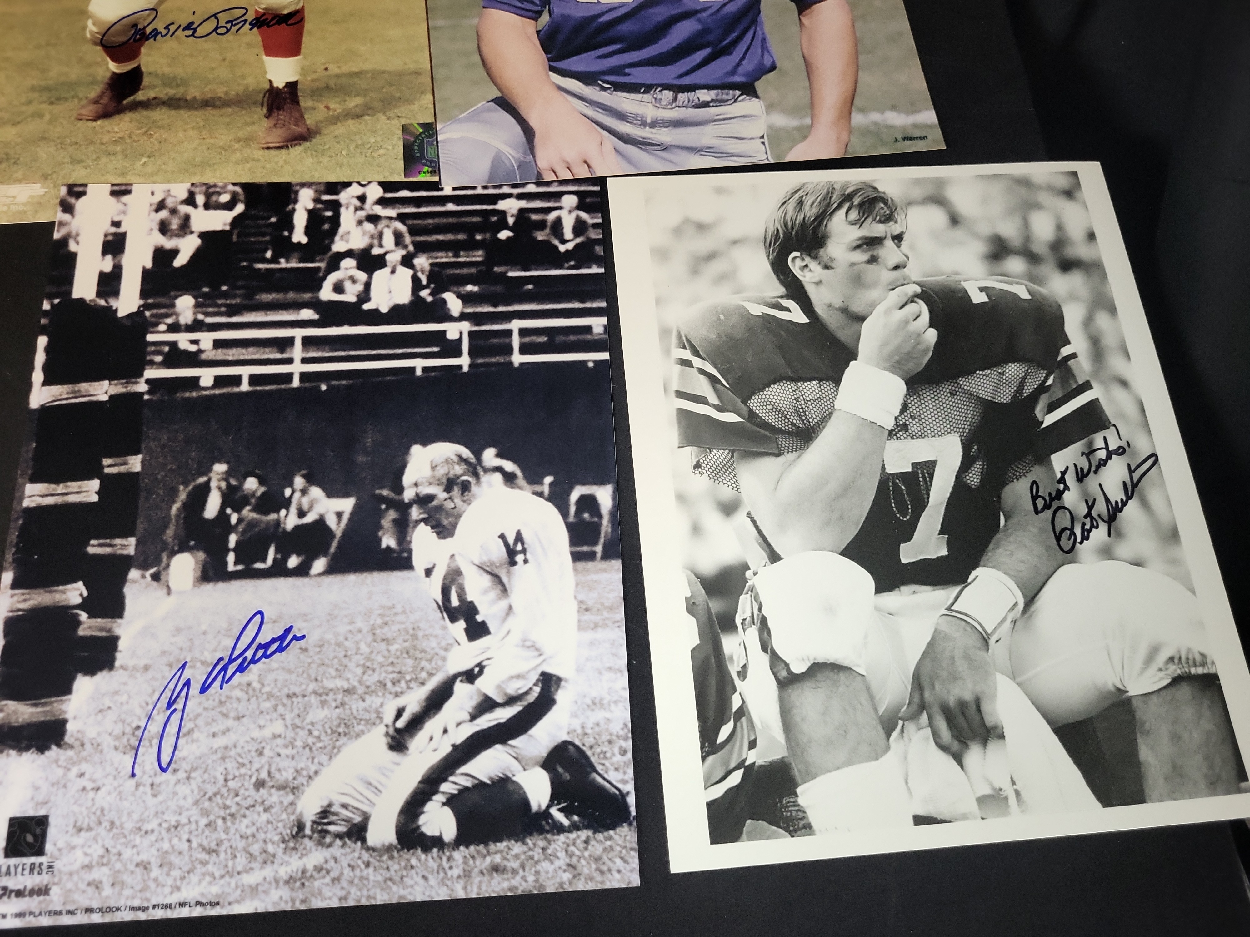 I03027 | Collection of Thirteen Autographed NFL Hall of Fame Photographs and Ephemera