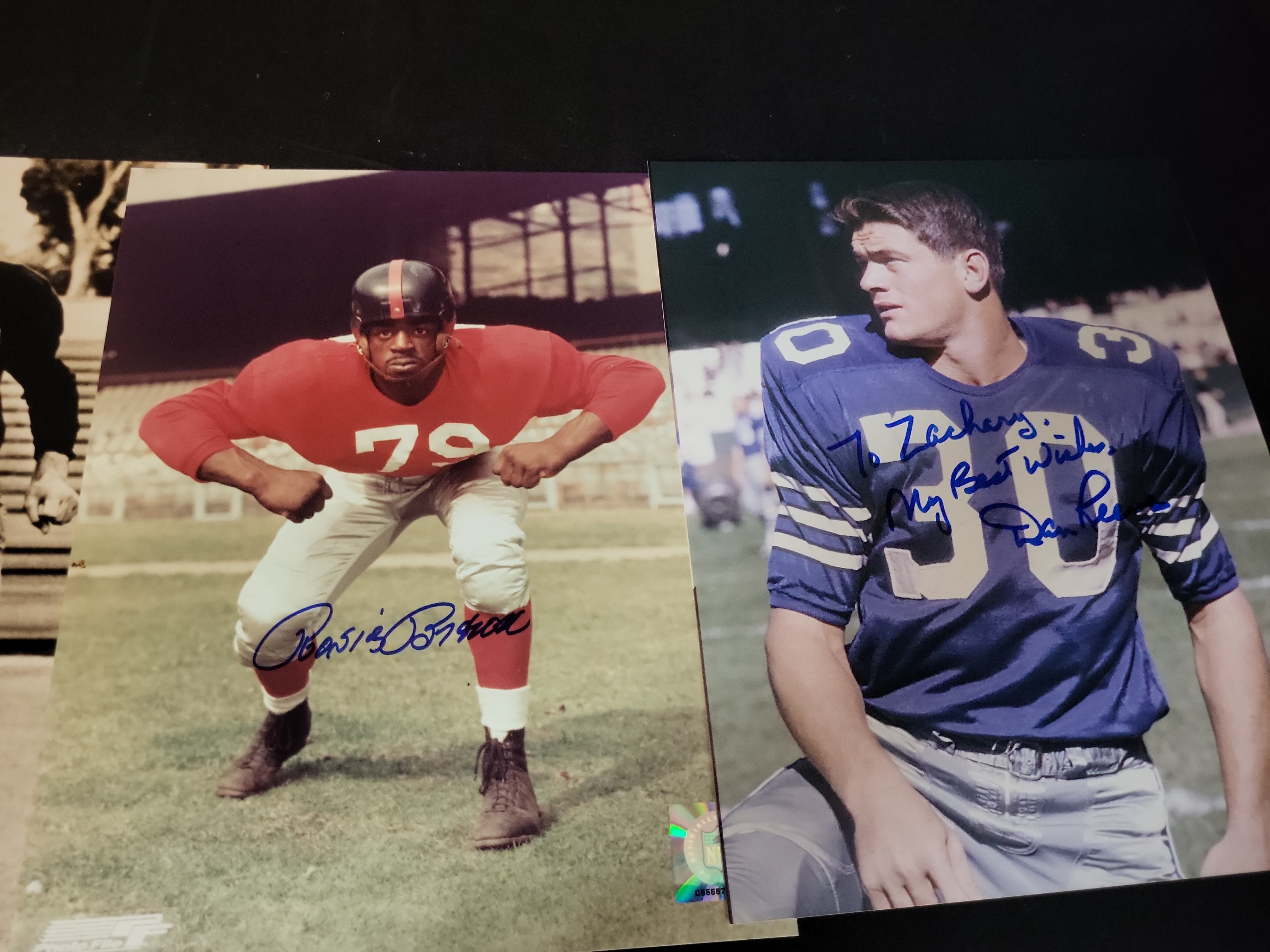 I03027 | Collection of Thirteen Autographed NFL Hall of Fame Photographs and Ephemera