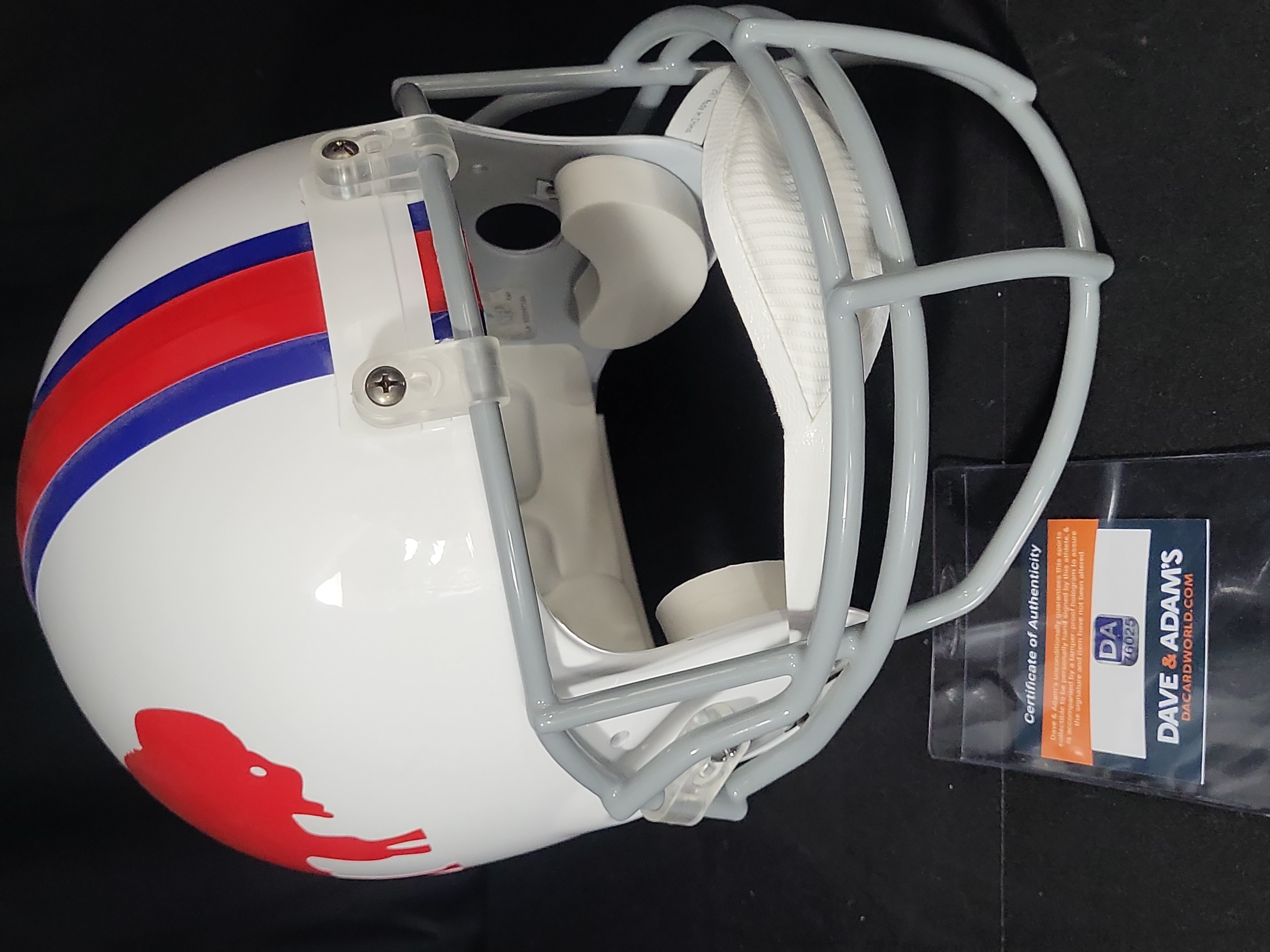 I03554 | Josh Allen Autographed Buffalo Bills Full-Size Replica 1965-1973 Throwback Football Helmet