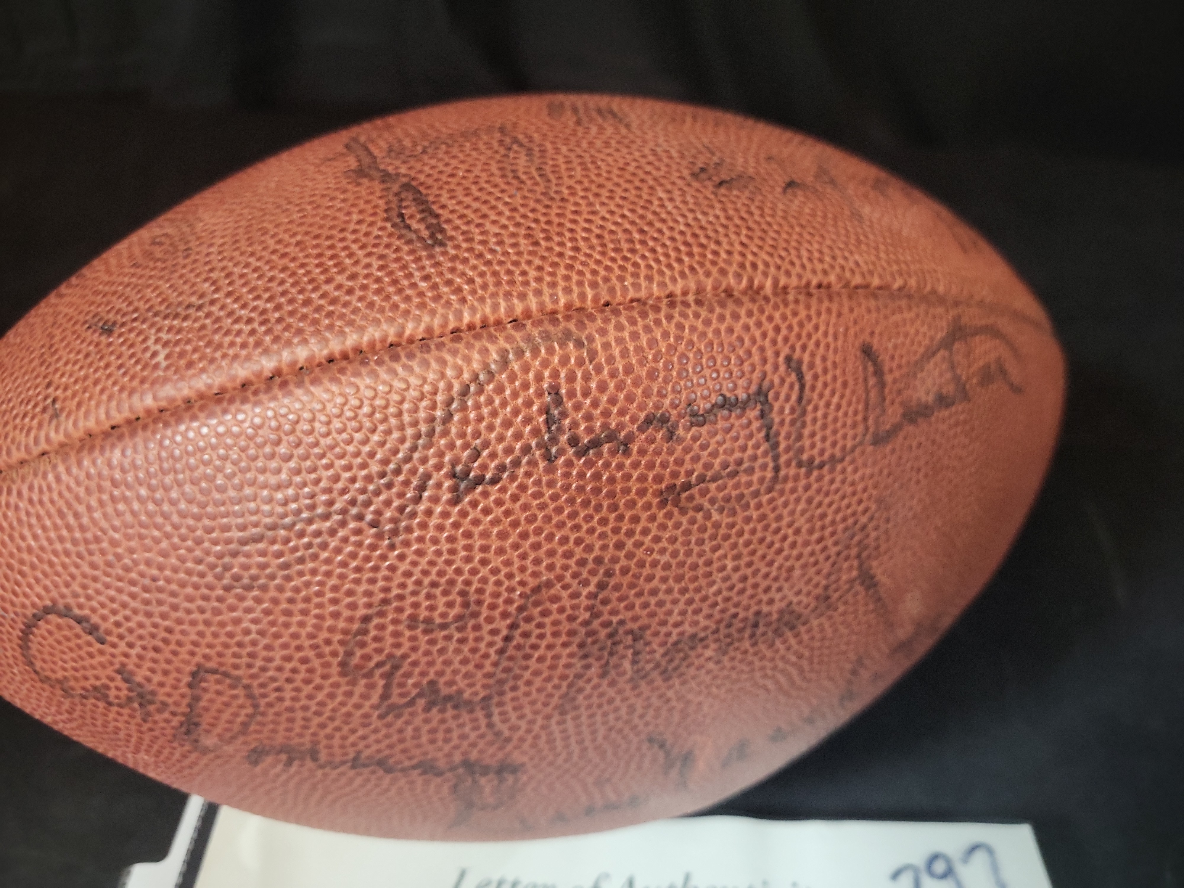 I03101 | Baltimore Colts Legends Multi-Signed Official Wilson NFL Football with JSA LOA