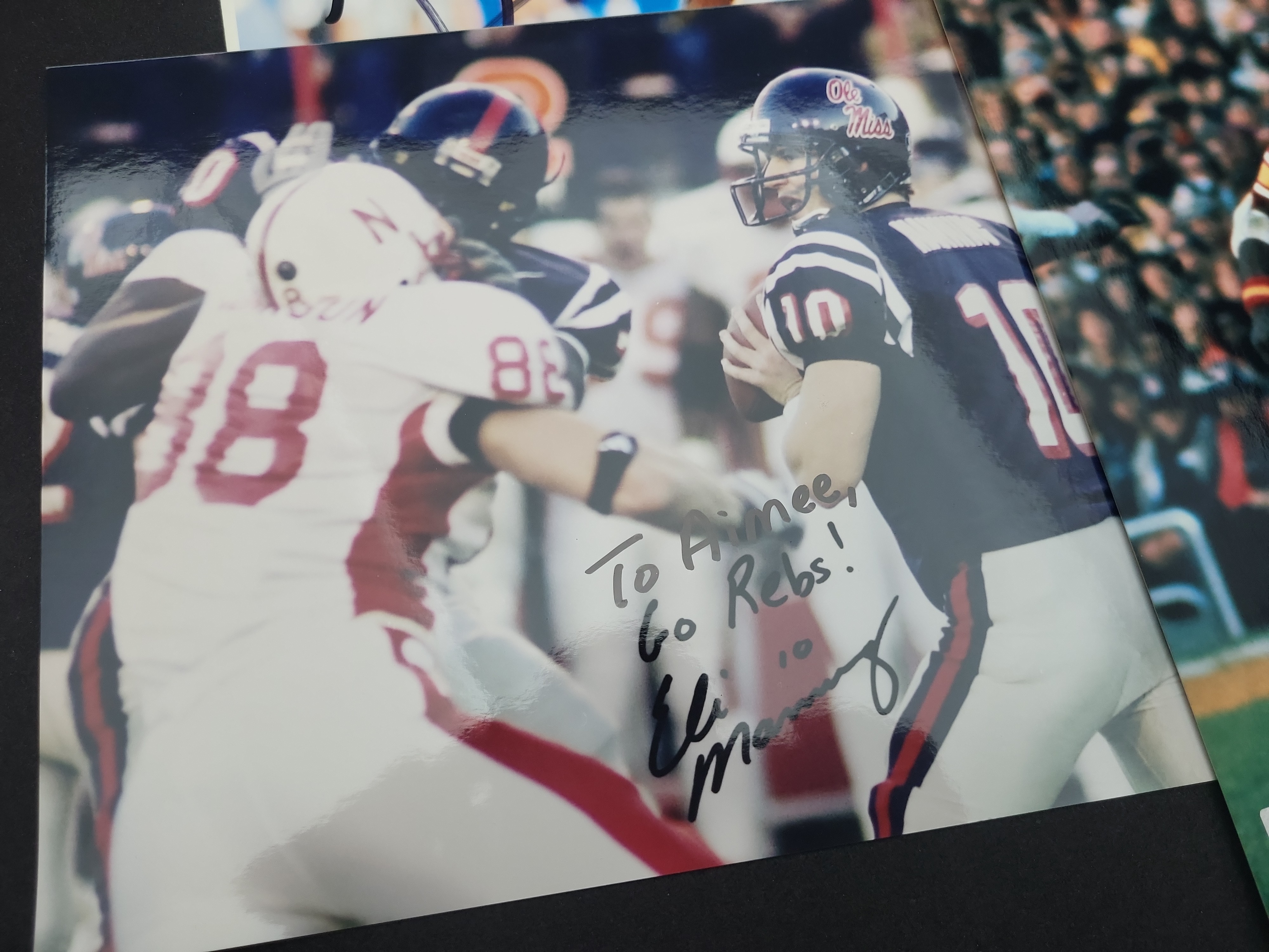 I03005 | A Collection of Approximately 15 Autographed Football Photographs and Memorabilia Featuring Heisman Trophy Winners and Hall of Fame