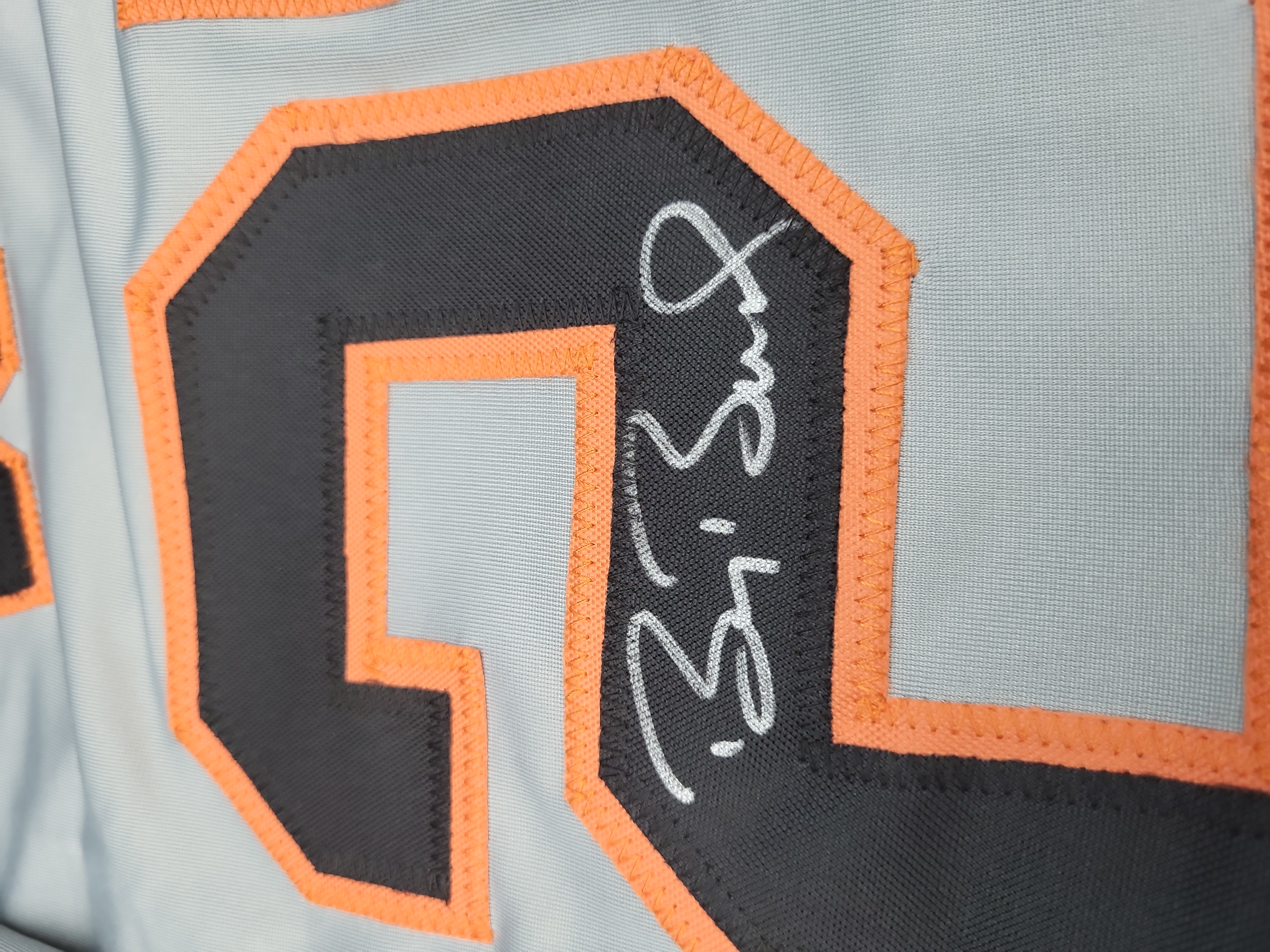 I03860 | Signed San Francisco Giants Barry Bonds Number 25 Road Style Baseball Jersey
