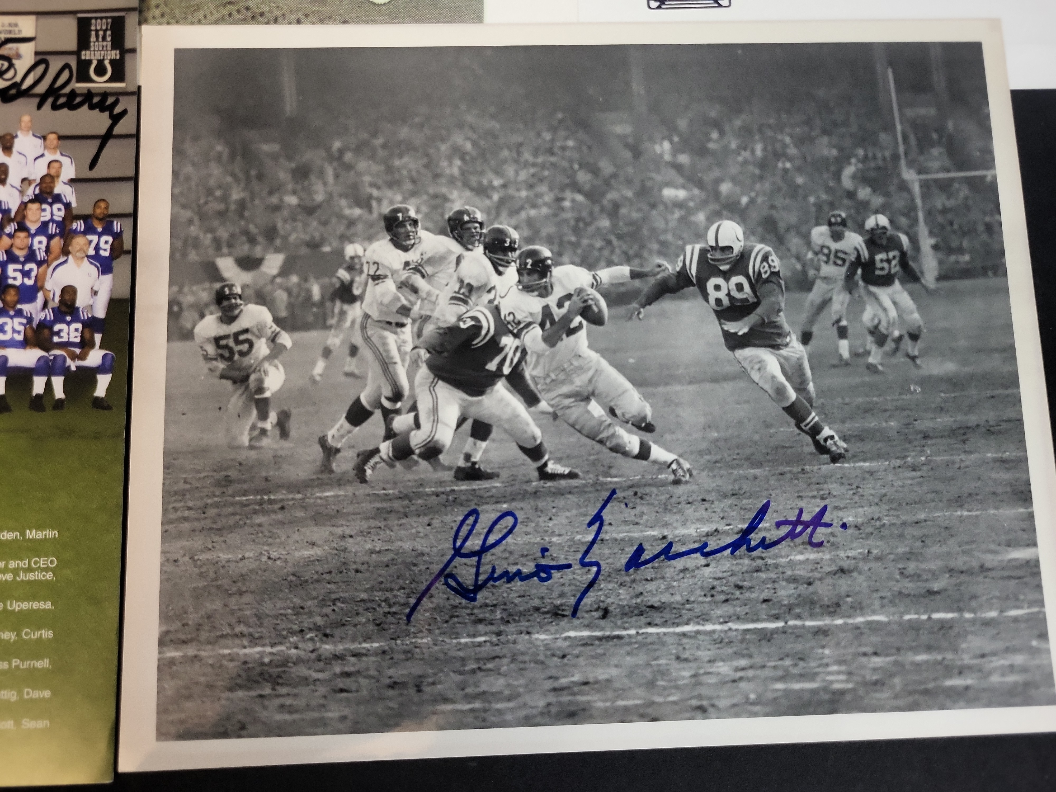 I03026 | An Assortment of Autographed Football Memorabilia and Ephemera Including Hall of Fame Members