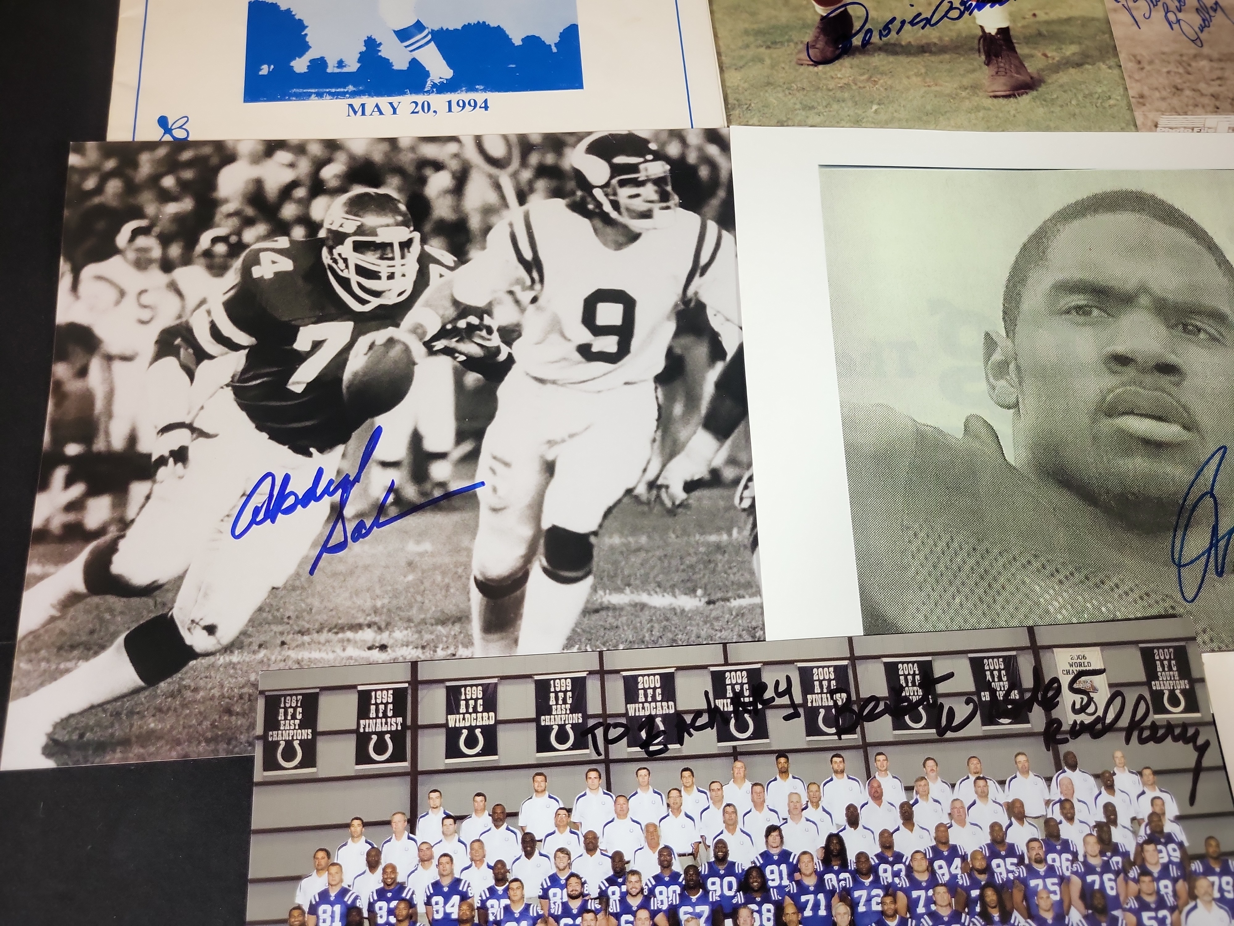 I03026 | An Assortment of Autographed Football Memorabilia and Ephemera Including Hall of Fame Members