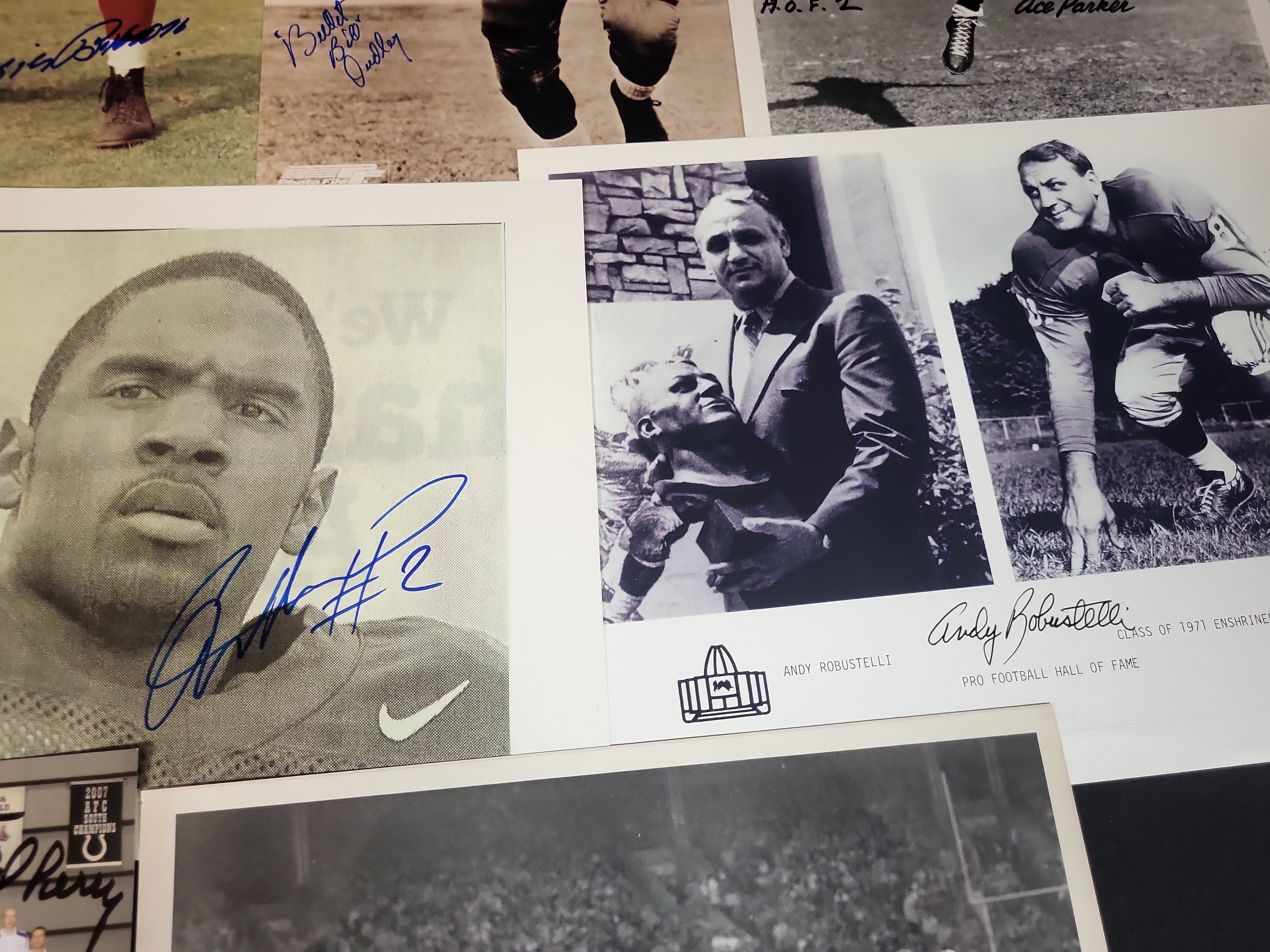 I03026 | An Assortment of Autographed Football Memorabilia and Ephemera Including Hall of Fame Members