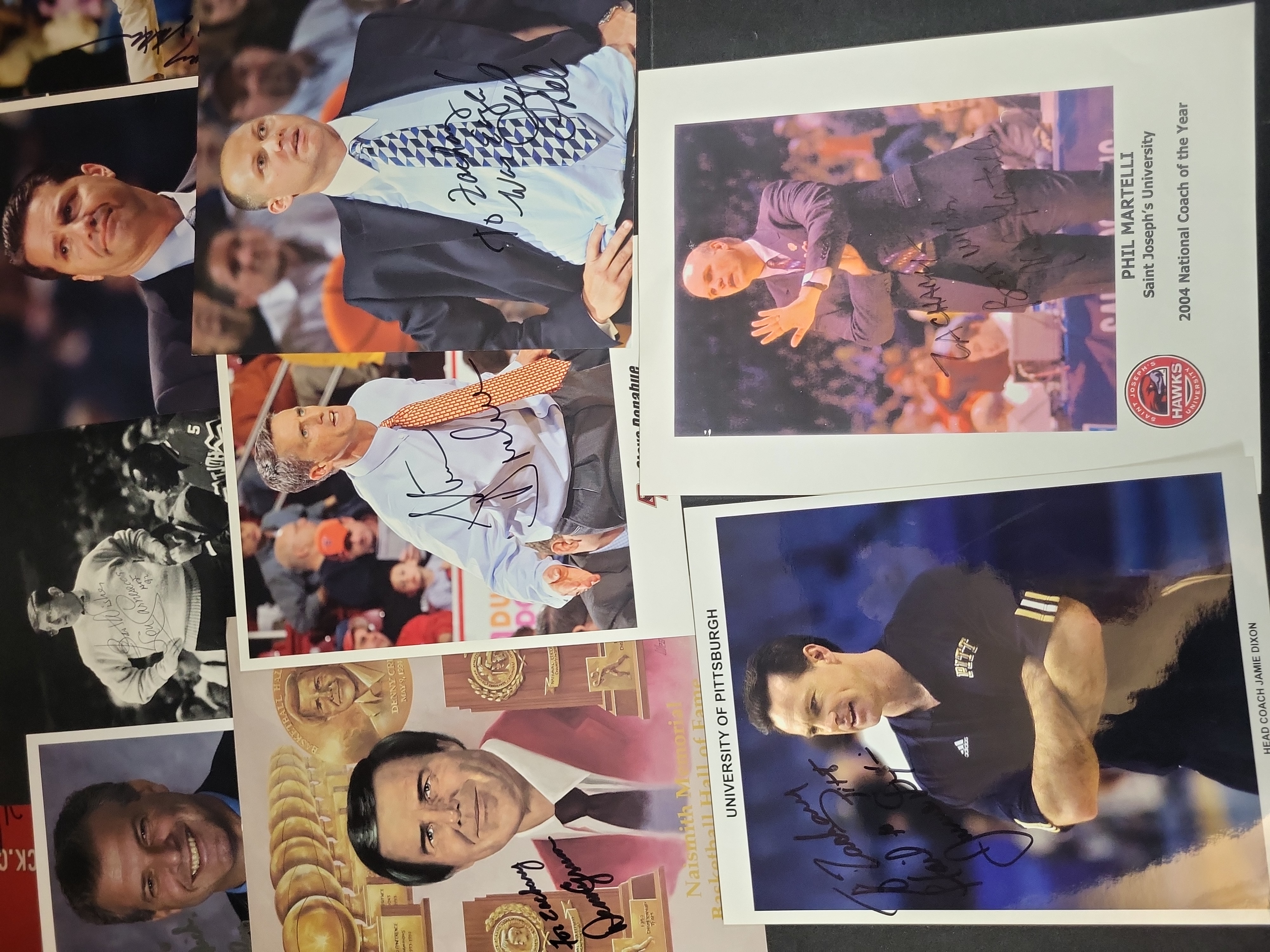 I03038 | A Collection of Autographed College Basketball Memorabilia Including John Wooden and Mike Krzyzewski