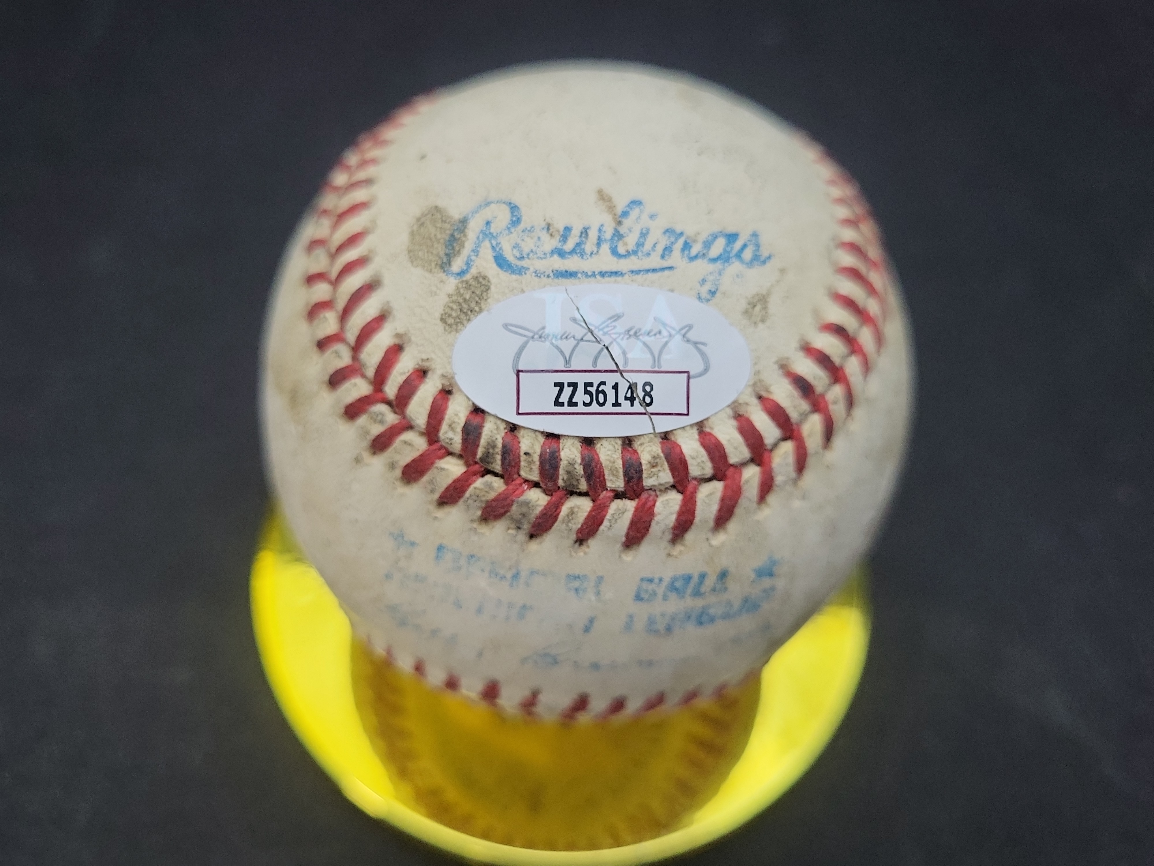 I03564 | Mickey Mantle Autographed Rawlings Official American League Baseball with JSA Letter of Authenticity