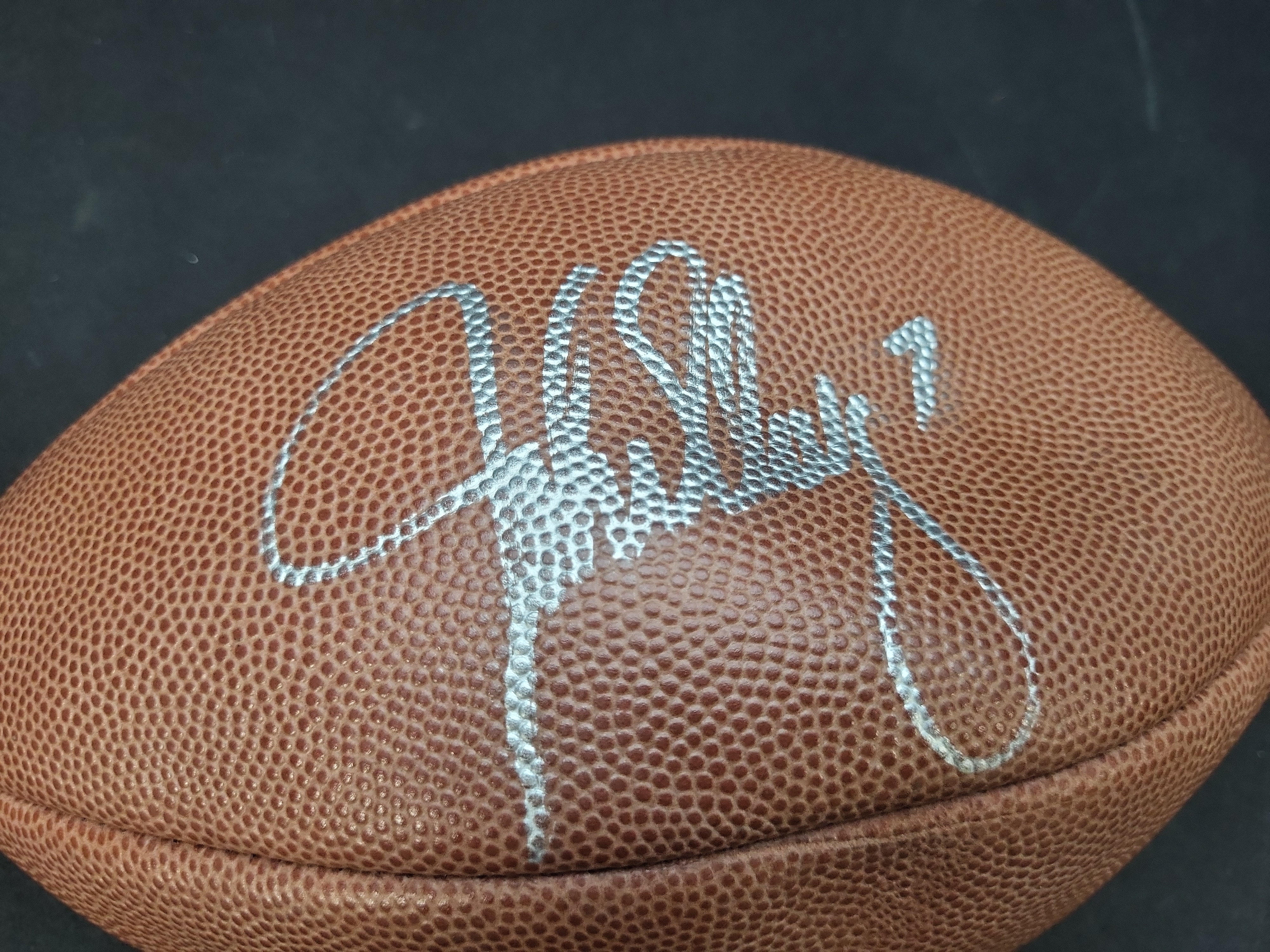I03104 | John Elway Autographed Wilson Official NFL Pro Pattern Football with JSA Authentication