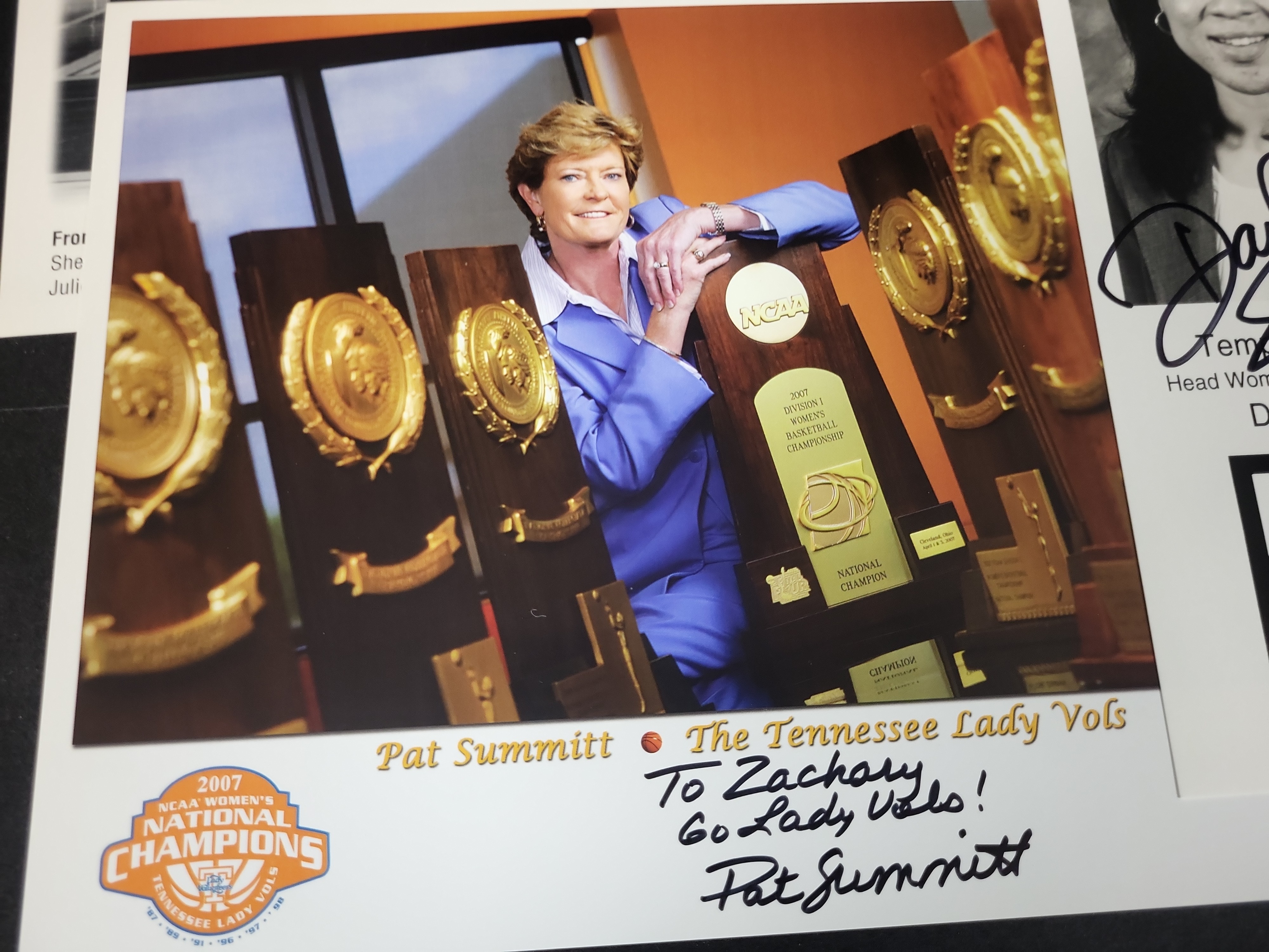 I03032 | A Collection of Autographed Women's Basketball Coaching Photographs Including Pat Summitt and Geno Auriemma