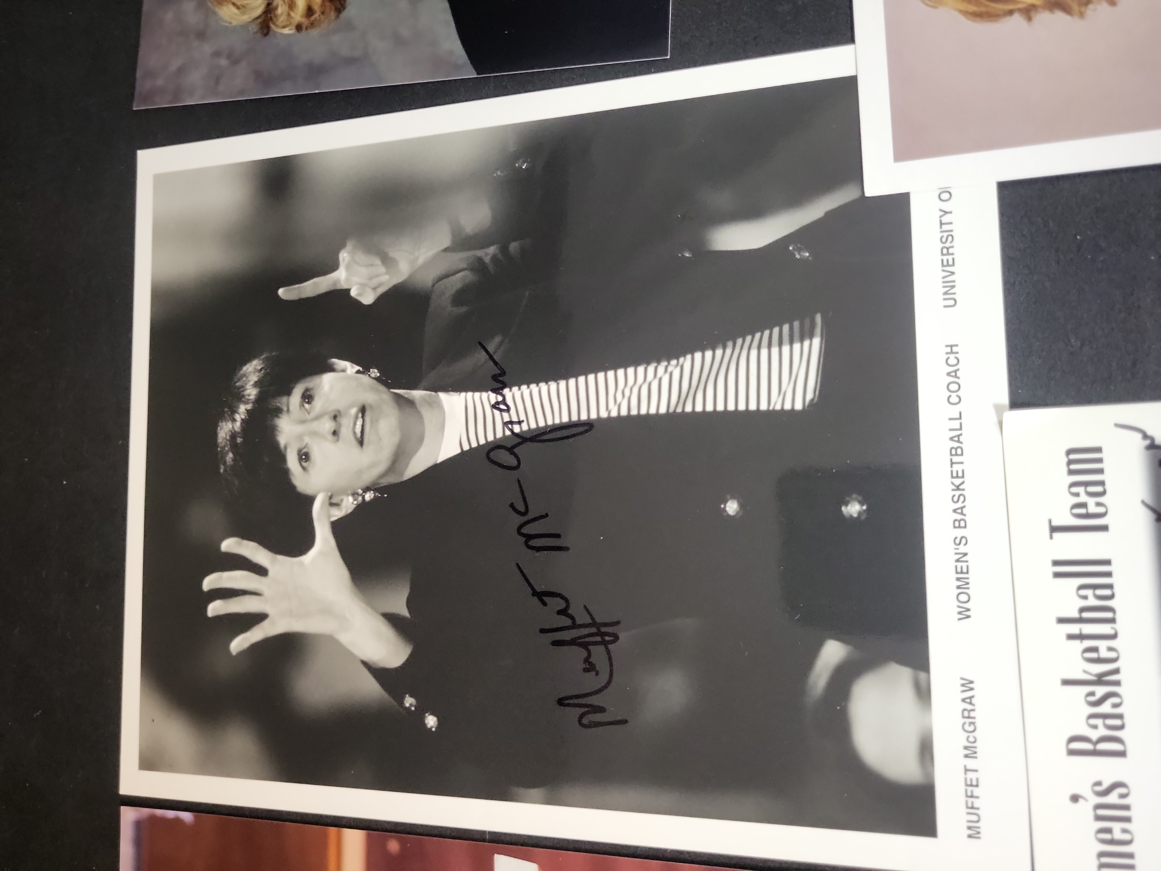 I03032 | A Collection of Autographed Women's Basketball Coaching Photographs Including Pat Summitt and Geno Auriemma