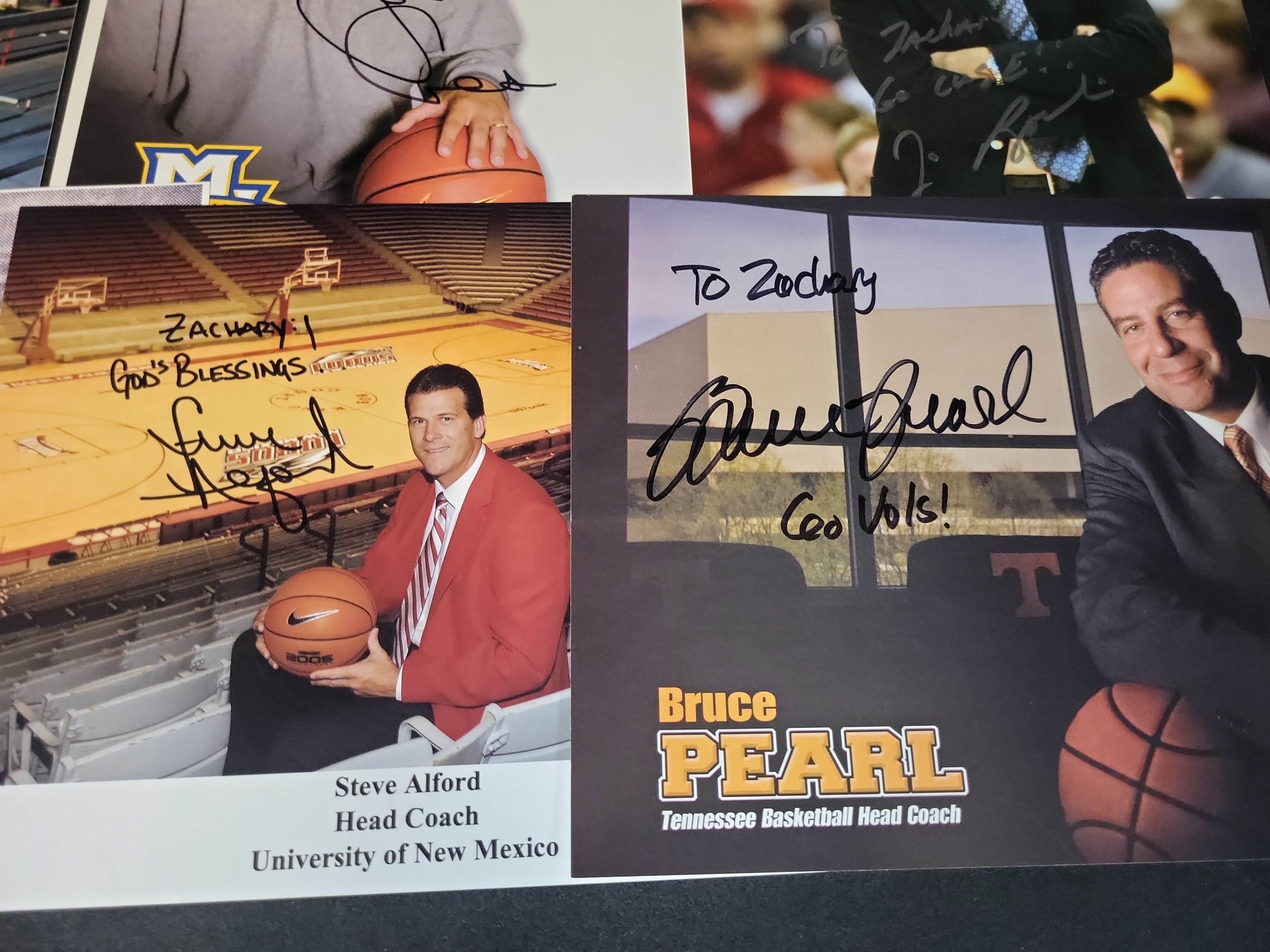 I03039 | A Collection of Autographed College Basketball Memorabilia Featuring Hall of Fame Coaches