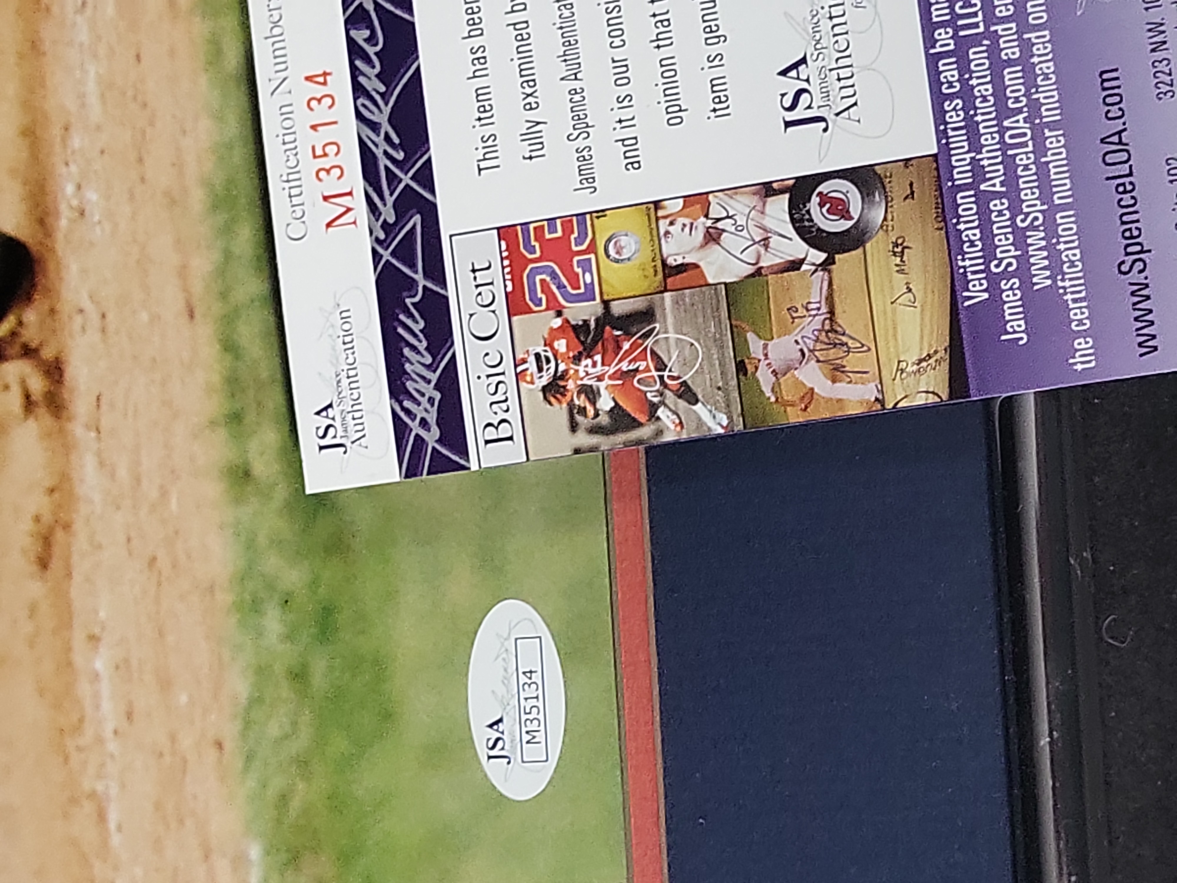I03577 | Deion Sanders Atlanta Braves Signed and Framed Photograph with JSA Authentication