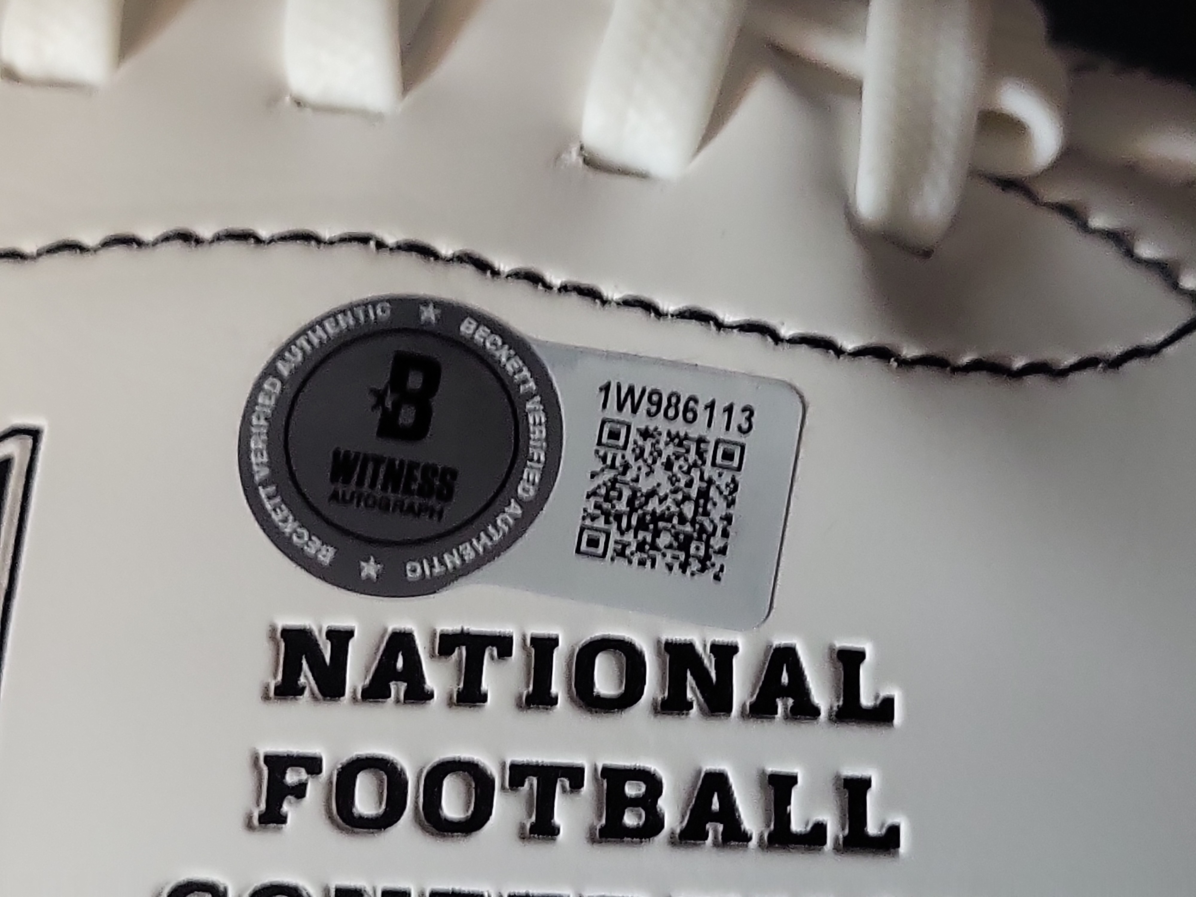 I03093 | Two Autographed NFL Footballs Featuring Jamin Davis and Mike Evans