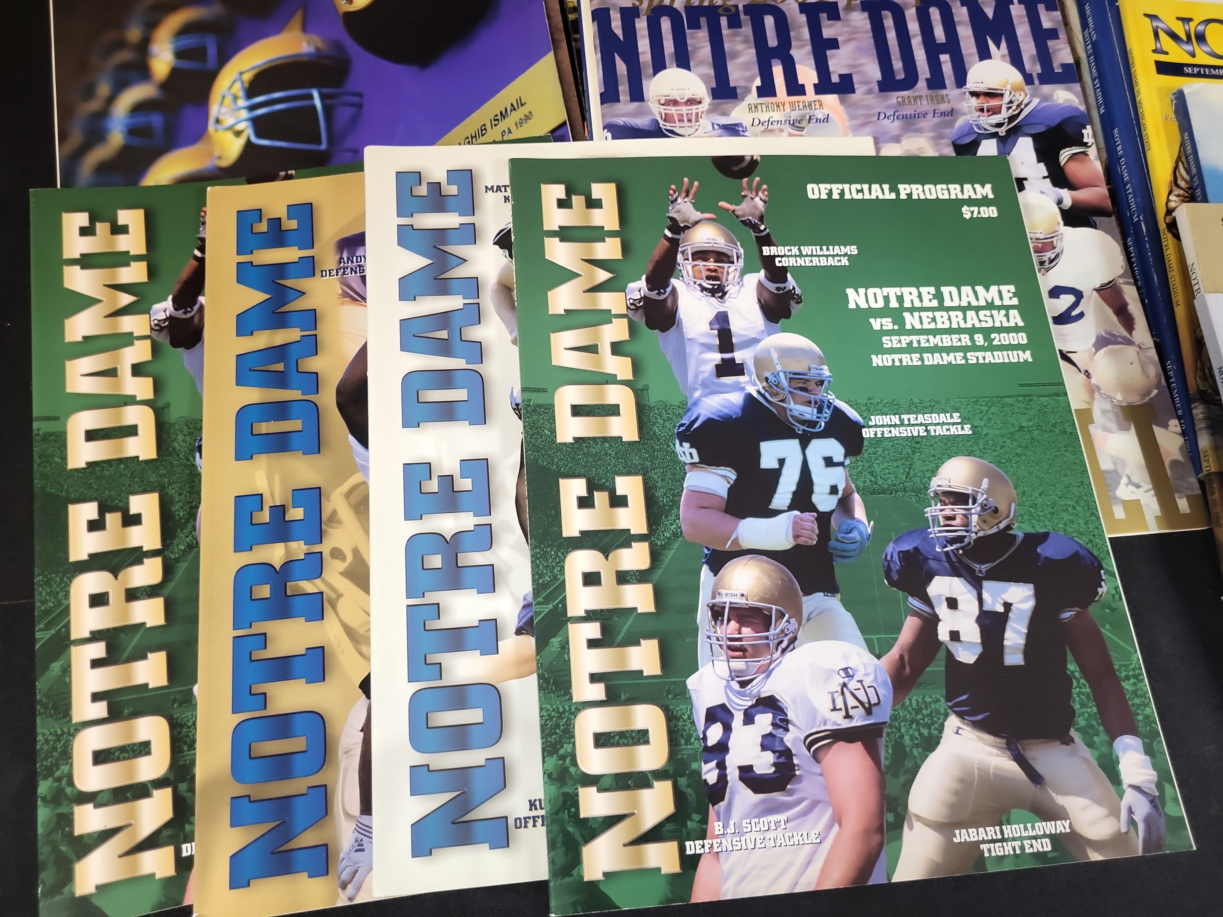 I03044 | A Collection of University of Notre Dame Fighting Irish Sports Programs and Ephemera
