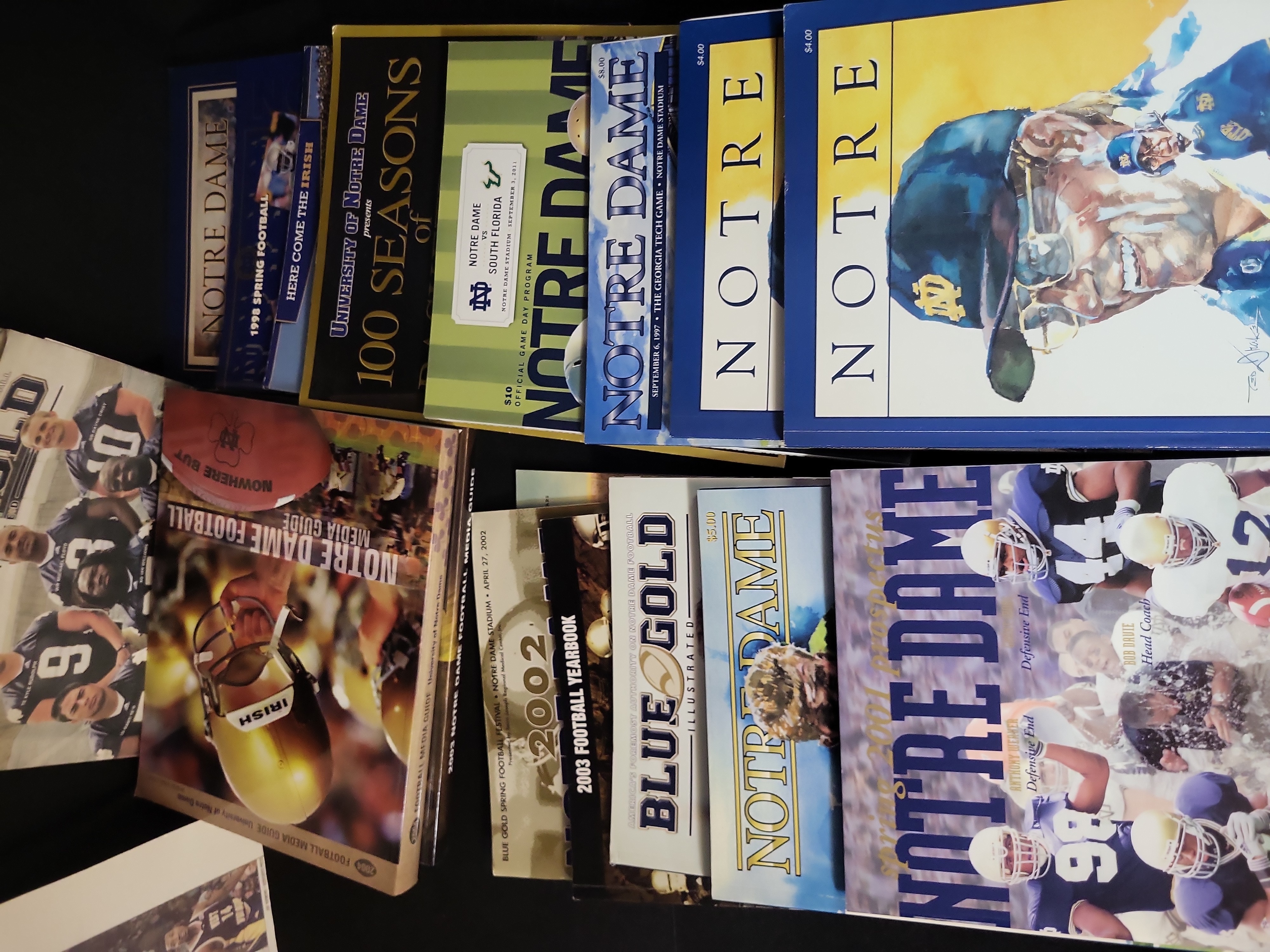 I03044 | A Collection of University of Notre Dame Fighting Irish Sports Programs and Ephemera