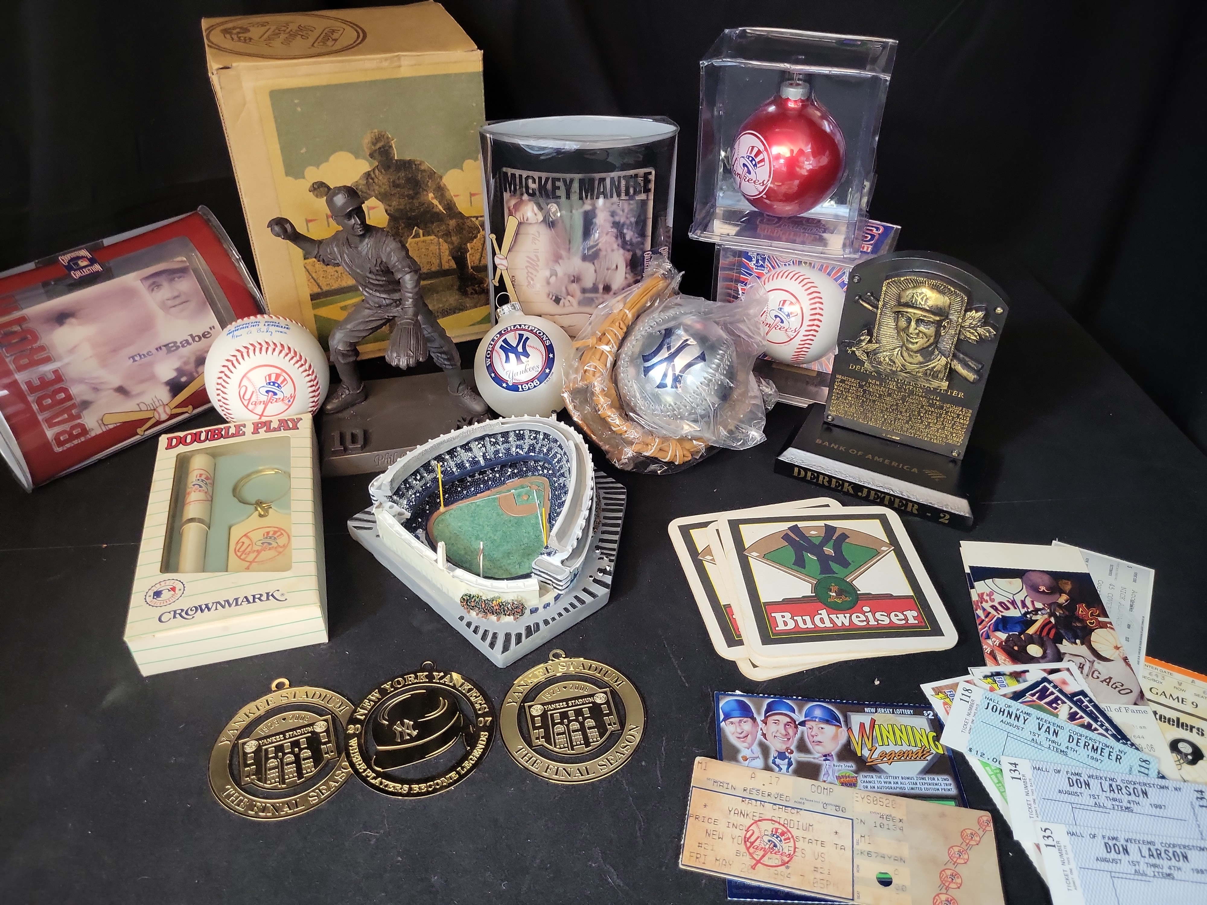 I03057 | An Assortment of New York Yankees Commemorative Memorabilia and Fan Collectibles