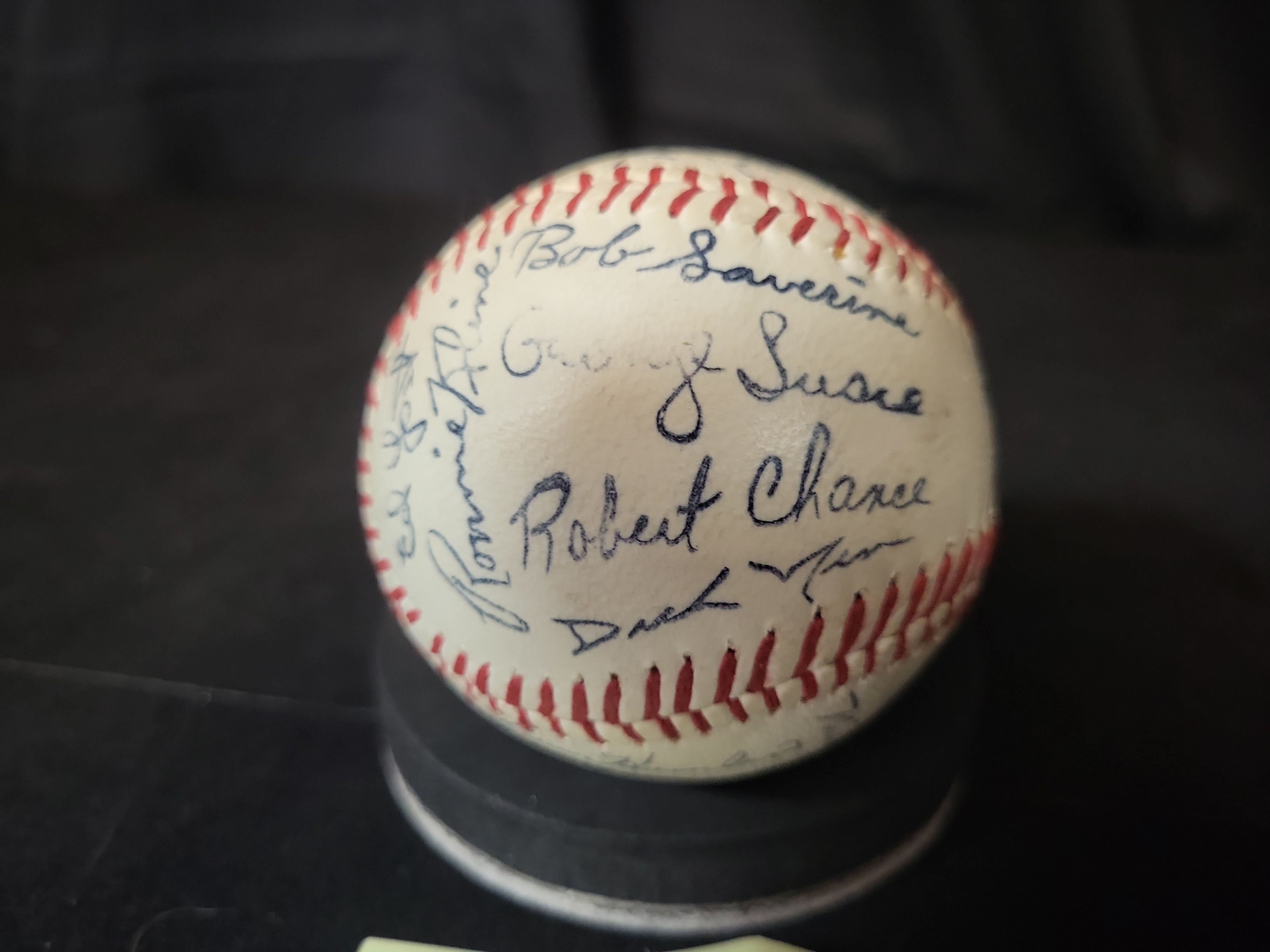 I03075 | Washington Senators Team-Signed Baseball Circa 1965 Featuring Gil Hodges