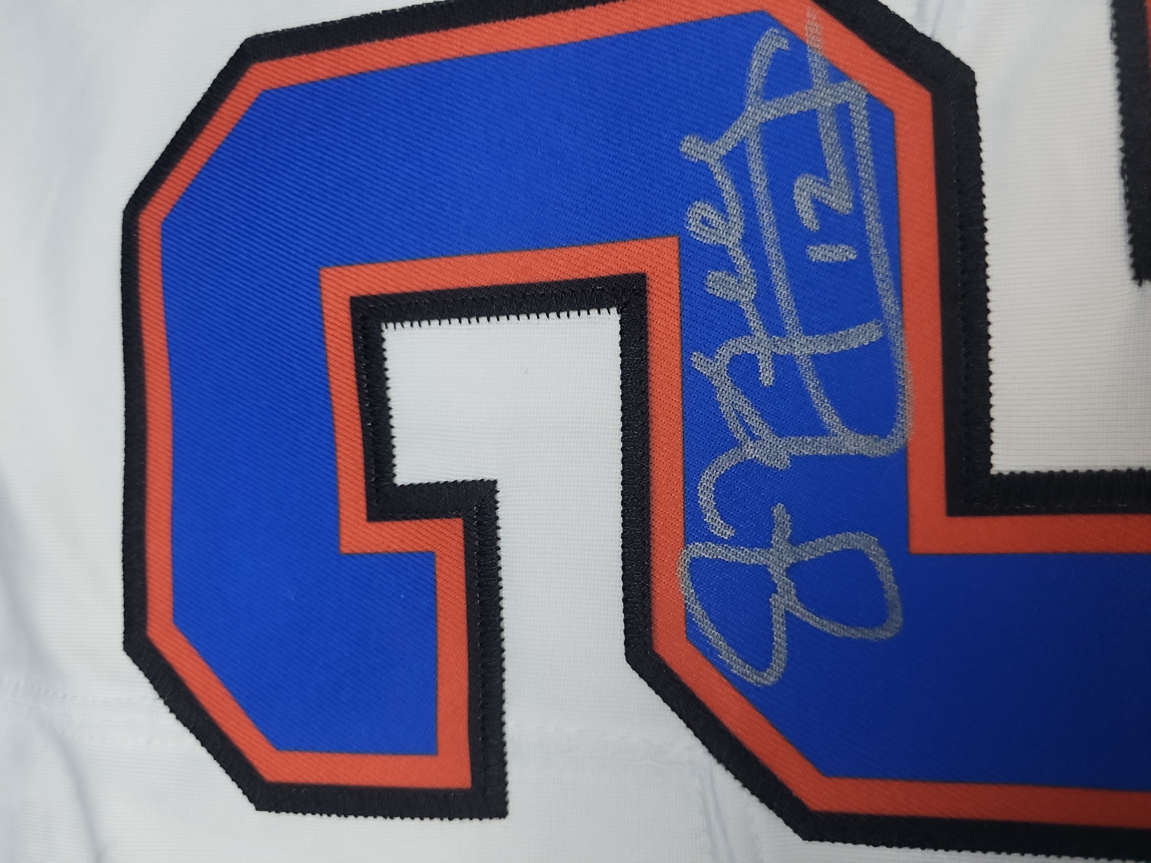 I03560 | Jim Kelly Signed Buffalo Bills Nike Onfield White Jersey