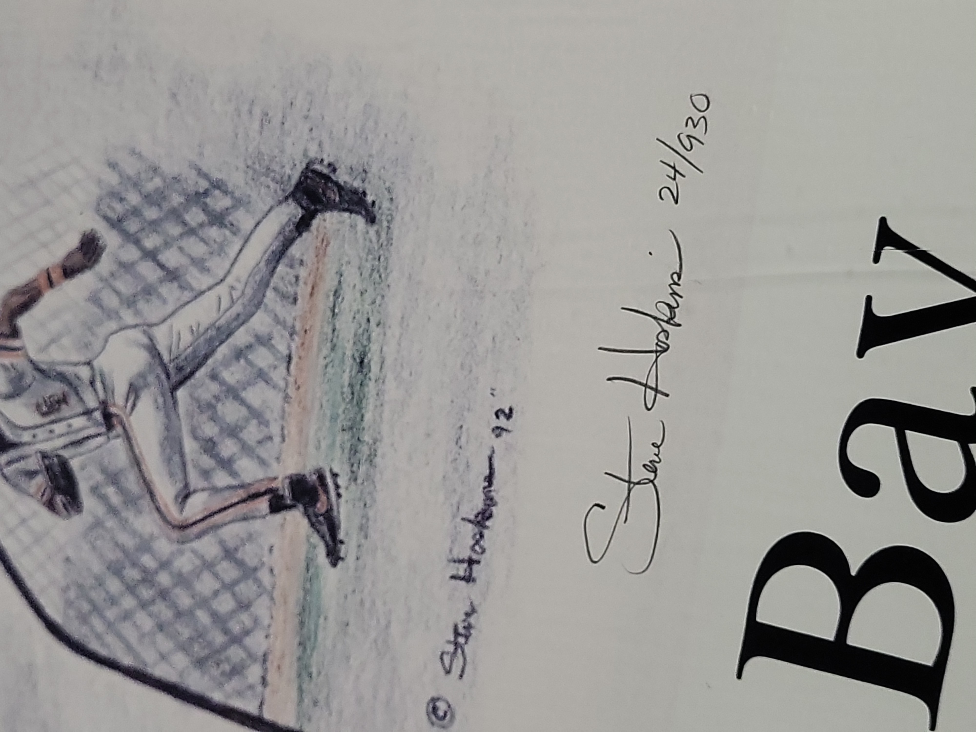 I03578 | Barry Bonds San Francisco Giants Signed Limited Edition Art Print Back In The Bay by Steve Hoskins JSA Authenticated