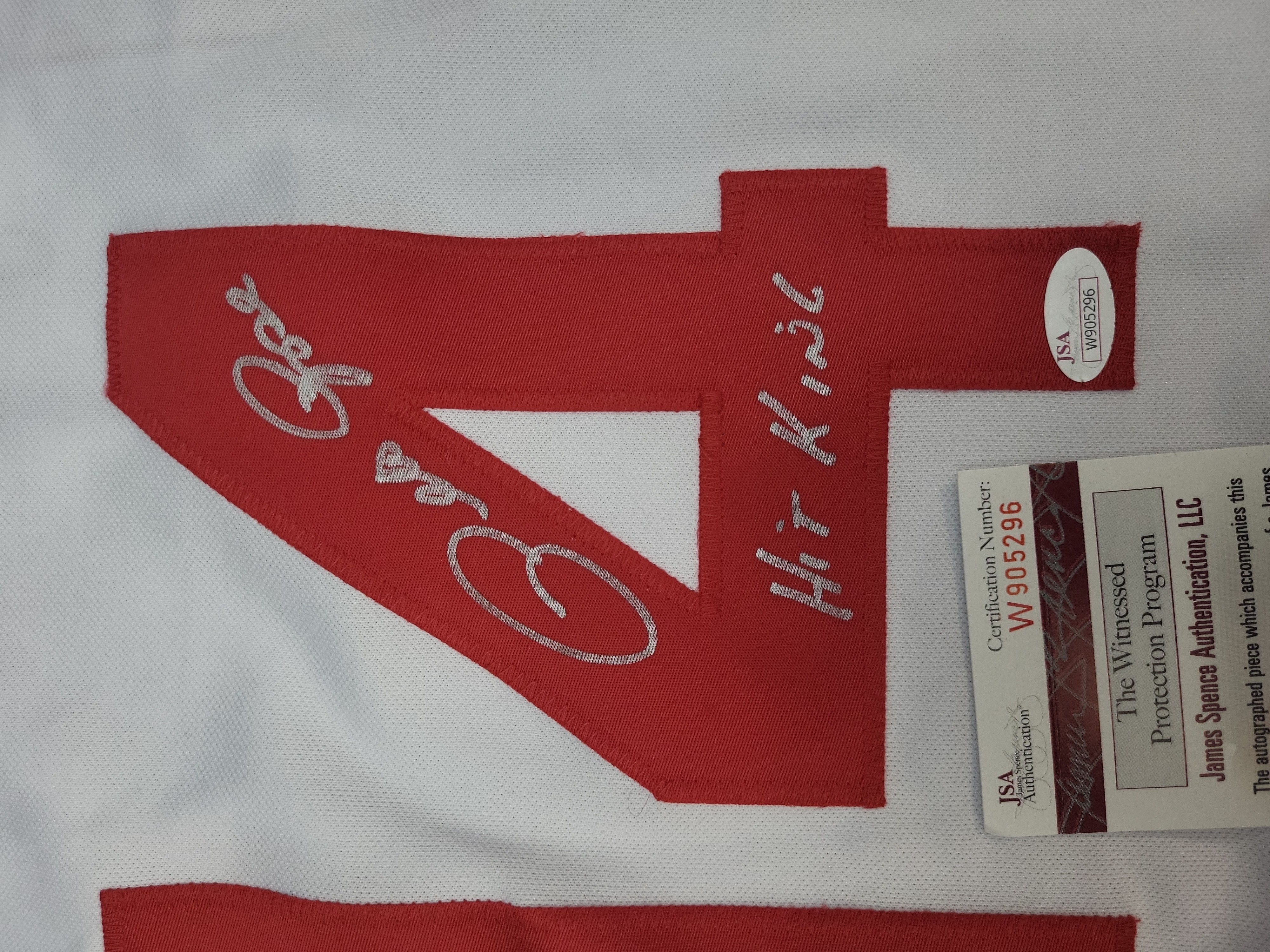 I03102 | Pete Rose Signed Cincinnati Reds Custom Stat Jersey with JSA Authentication