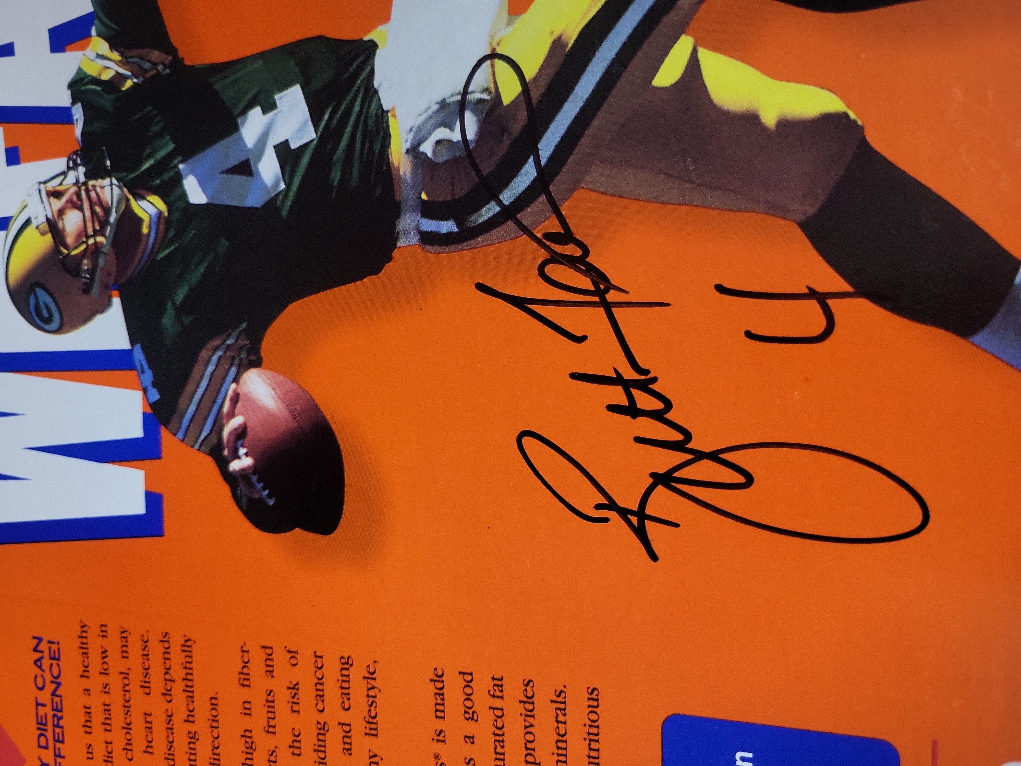 I03117 | 1998 Brett Favre Signed Factory-Flat Wheaties 3-Time MVP Cereal Box with JSA LOA