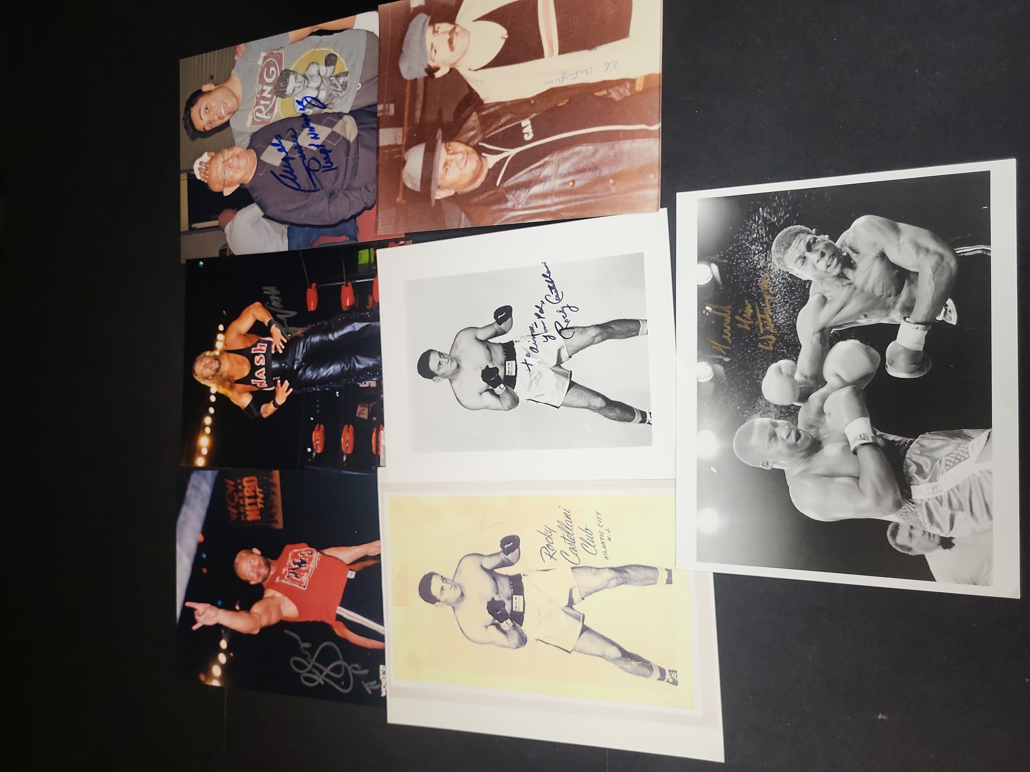 I03018 | A Collection of Autographed Boxing and Professional Wrestling Photographs with COAs