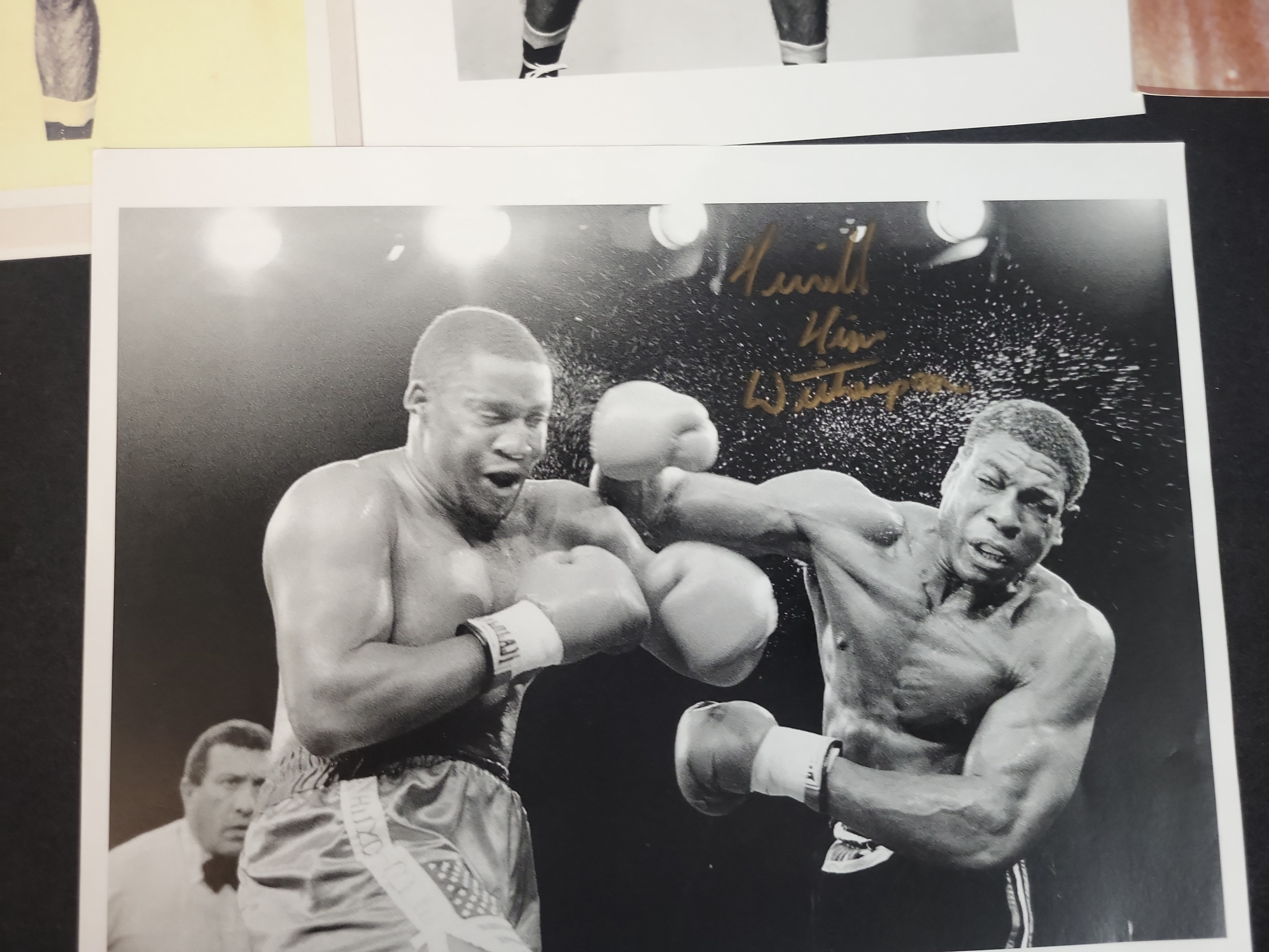 I03018 | A Collection of Autographed Boxing and Professional Wrestling Photographs with COAs