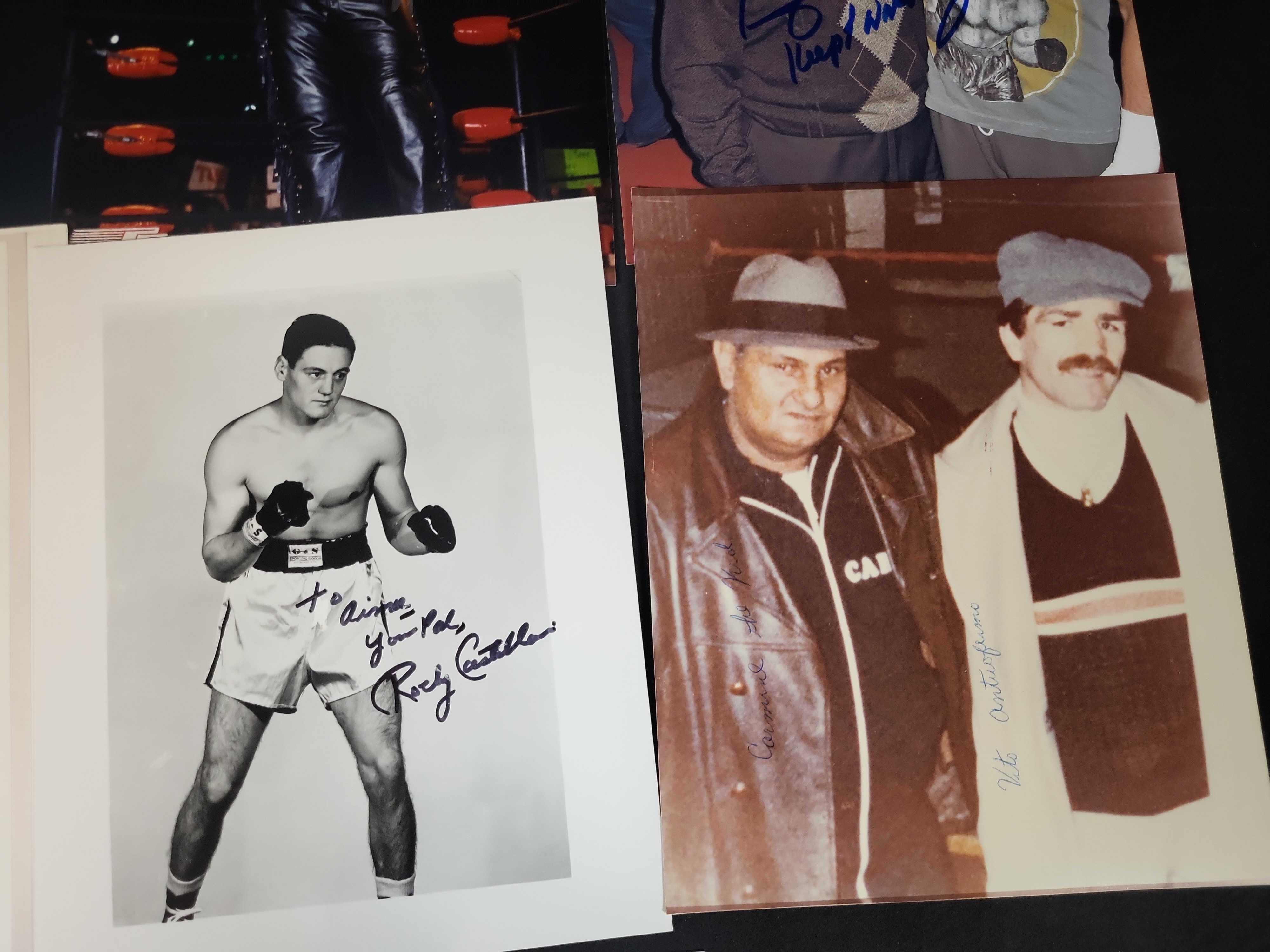 I03018 | A Collection of Autographed Boxing and Professional Wrestling Photographs with COAs