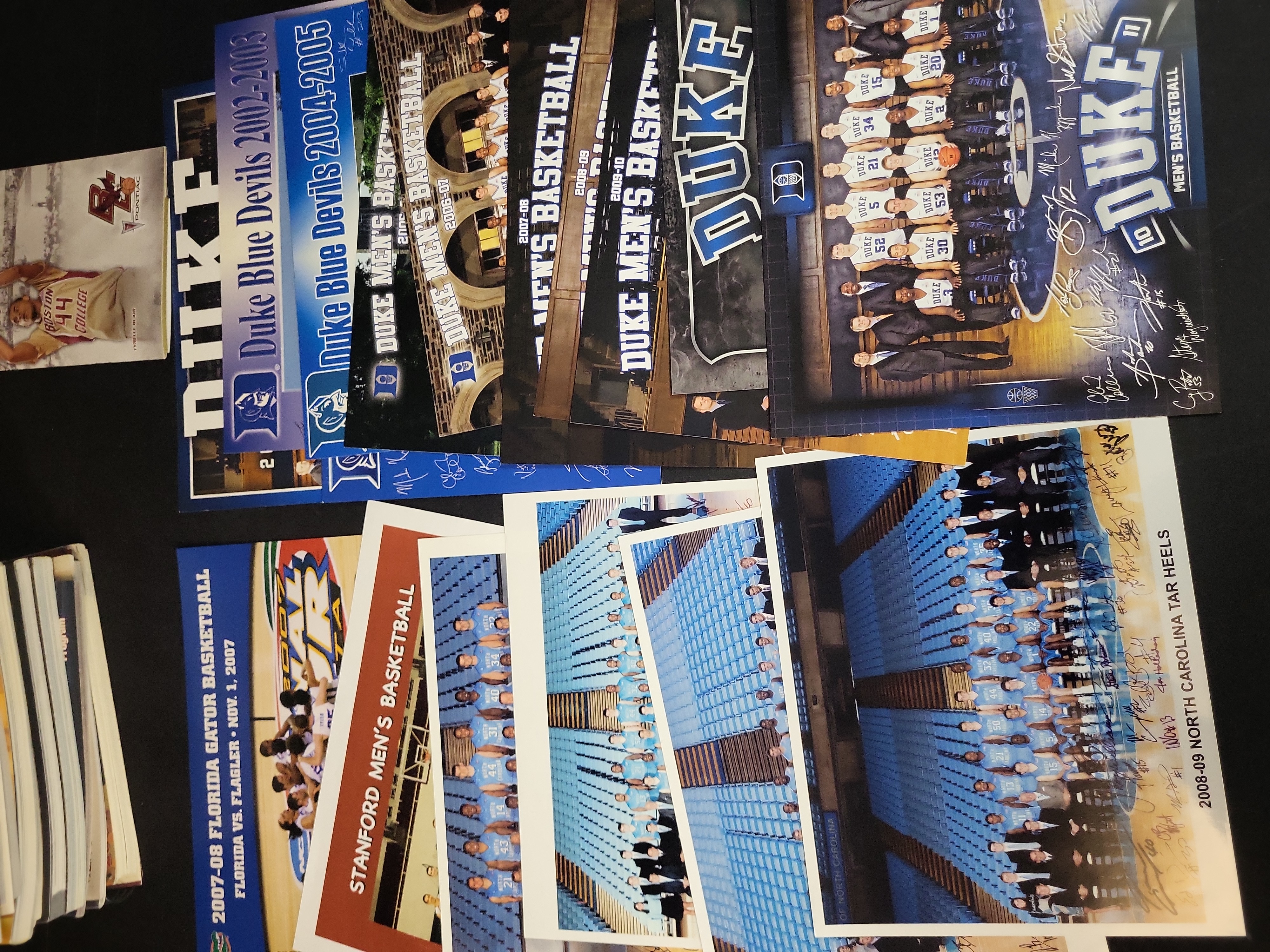 I03049 | A Collection of NCAA Basketball Media Guides, Commemorative Programs, and Autographed Ephemera