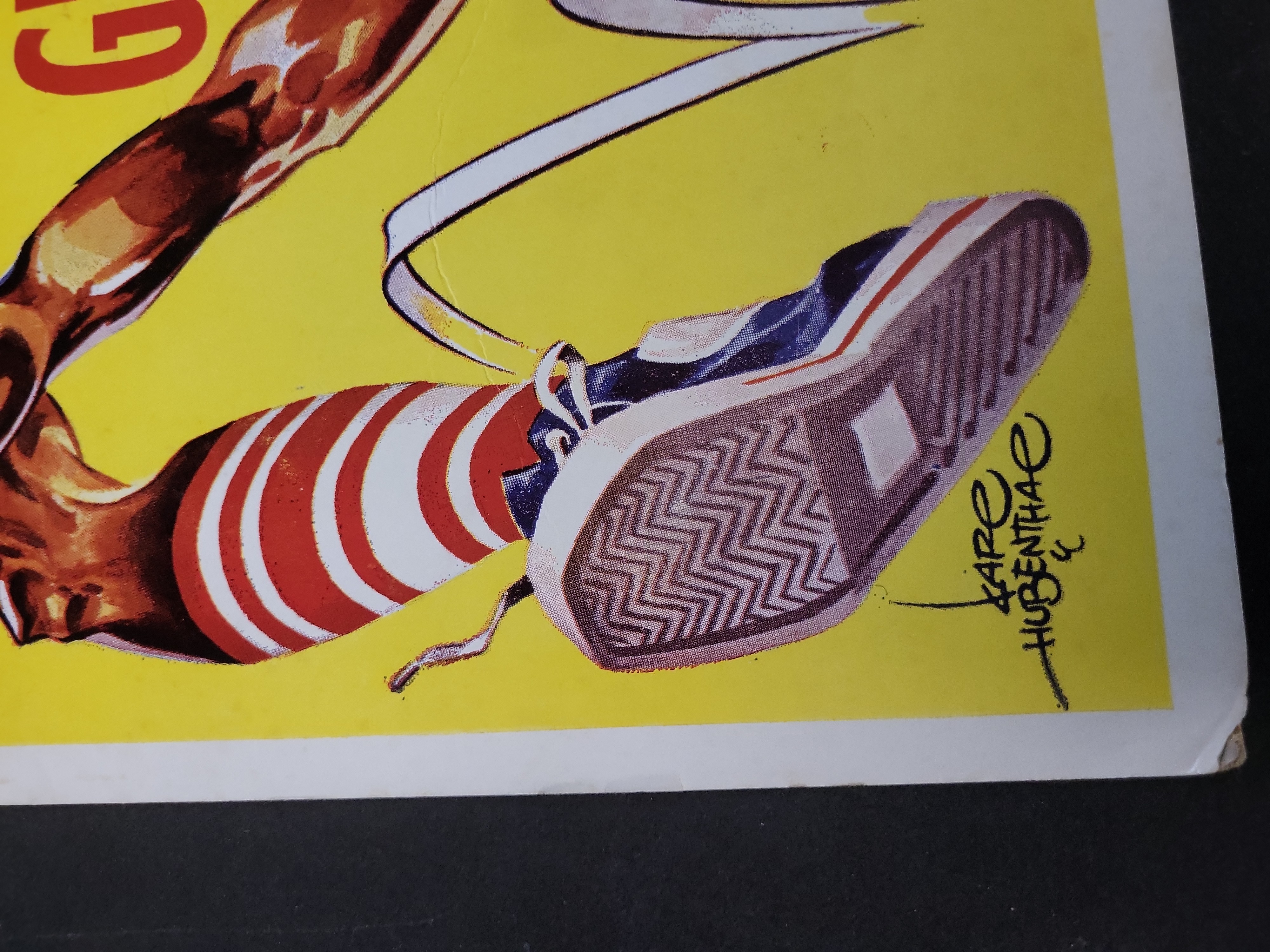 I03270 | 1962 Harlem Globetrotters Burlington Vermont Promotional Broadside Poster Featuring Cab Calloway