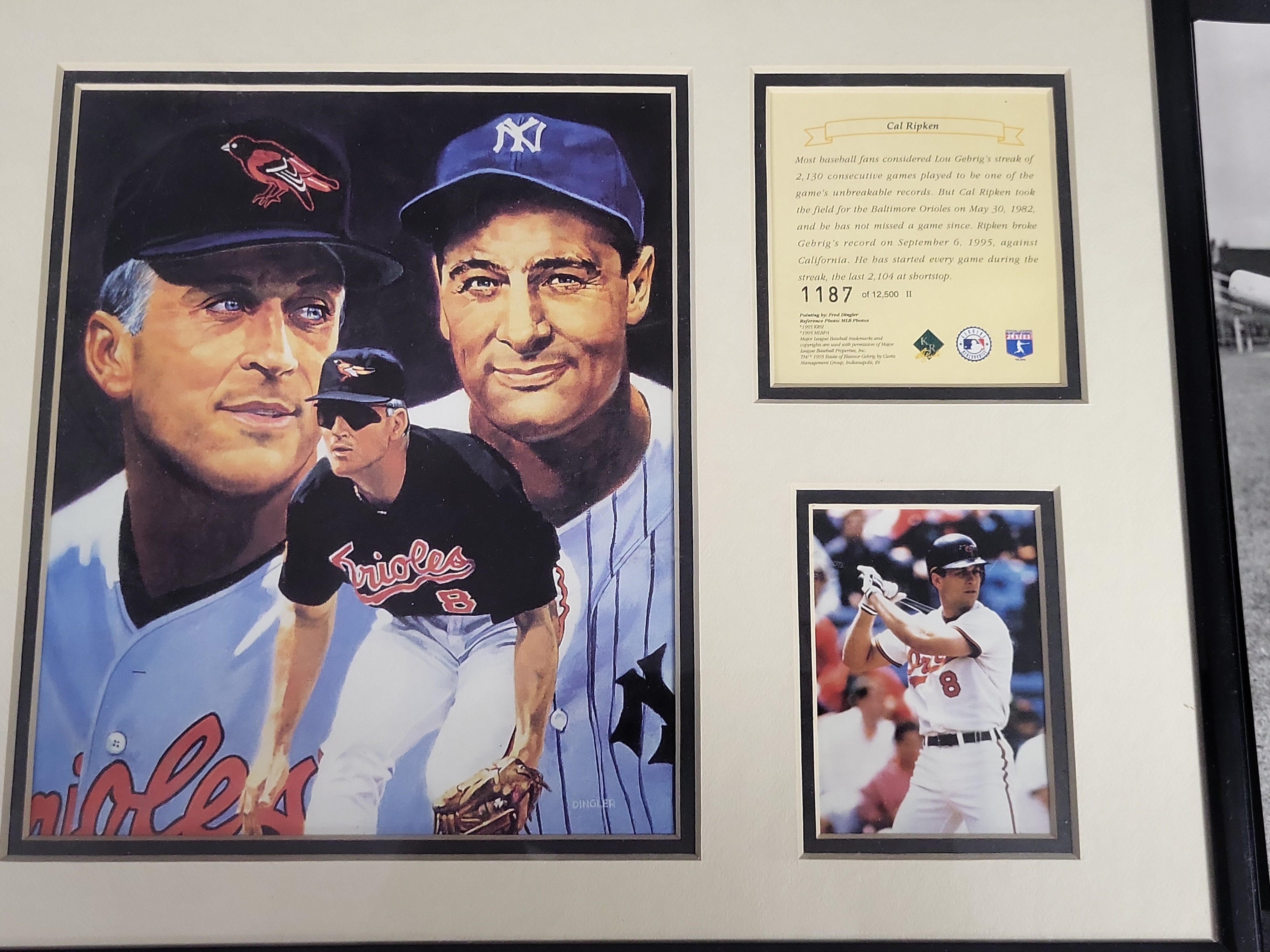 I03342 | A Collection of Baseball Memorabilia Including Autographed Photos and Cal Ripken Jr Collectibles