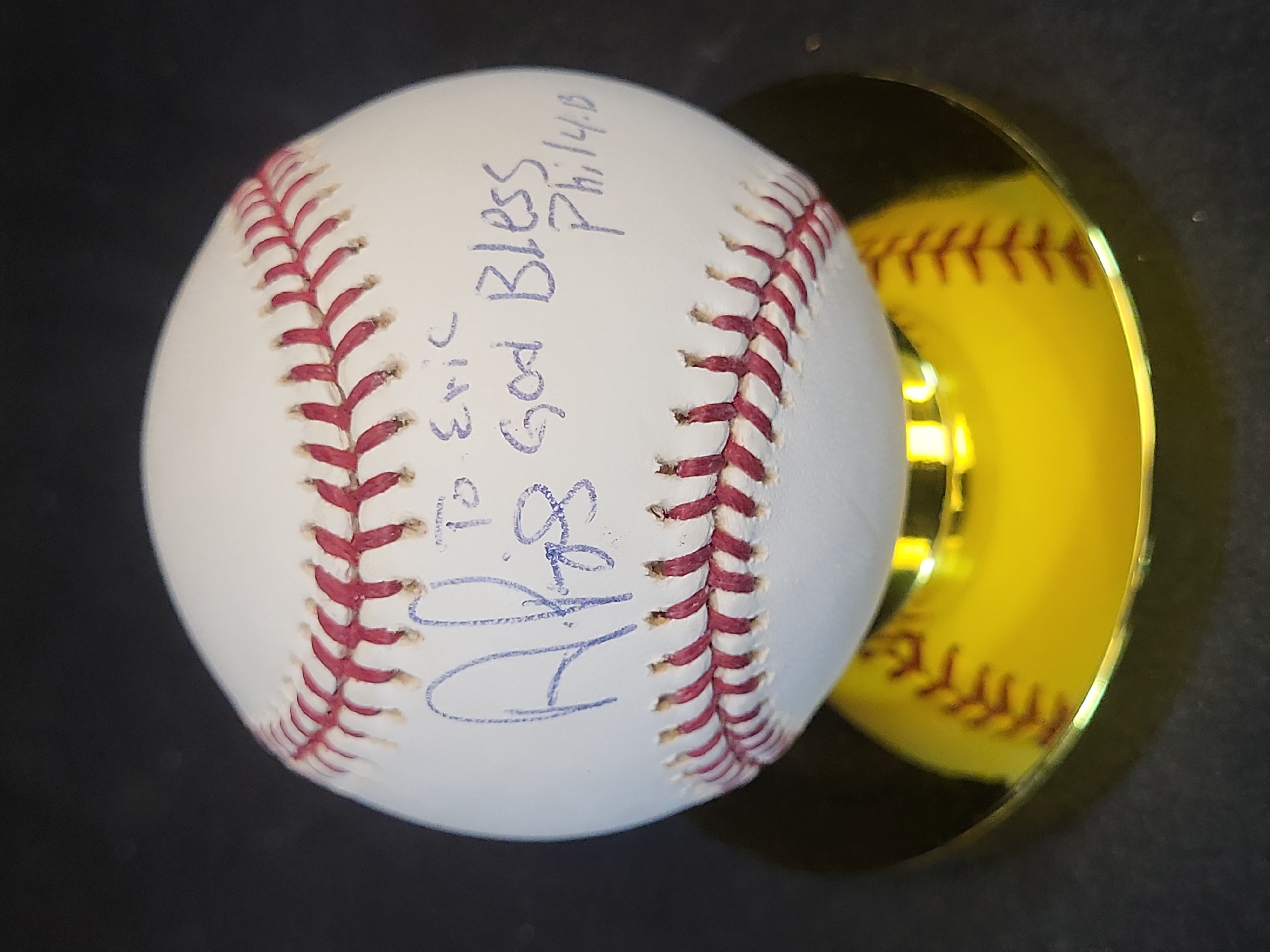 I03463 | Albert Pujols Autographed Rawlings Official 2003 World Series Baseball
