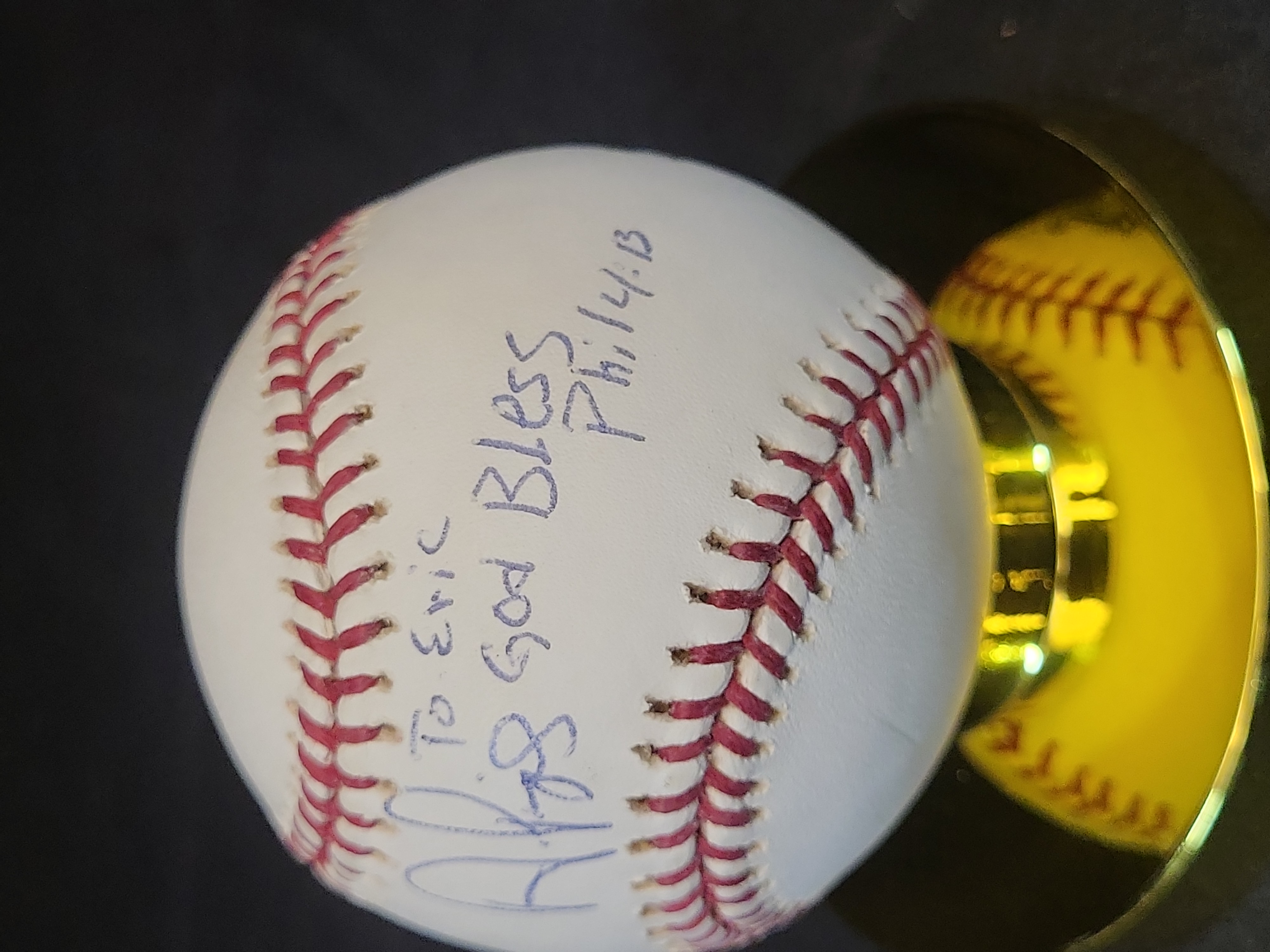 I03463 | Albert Pujols Autographed Rawlings Official 2003 World Series Baseball