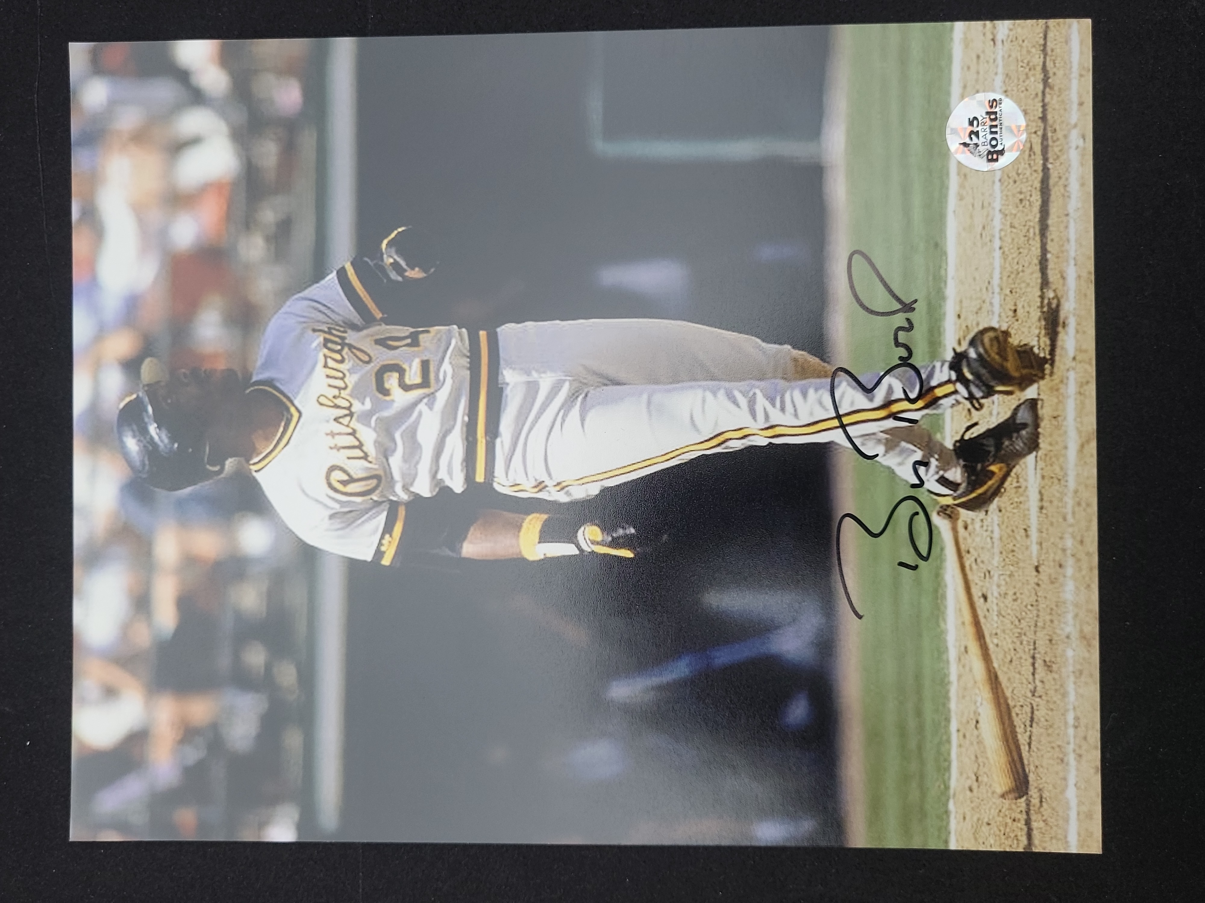 I01701 | Autographed Barry Bonds Pittsburgh Pirates Color Photograph with Player Authentication Hologram