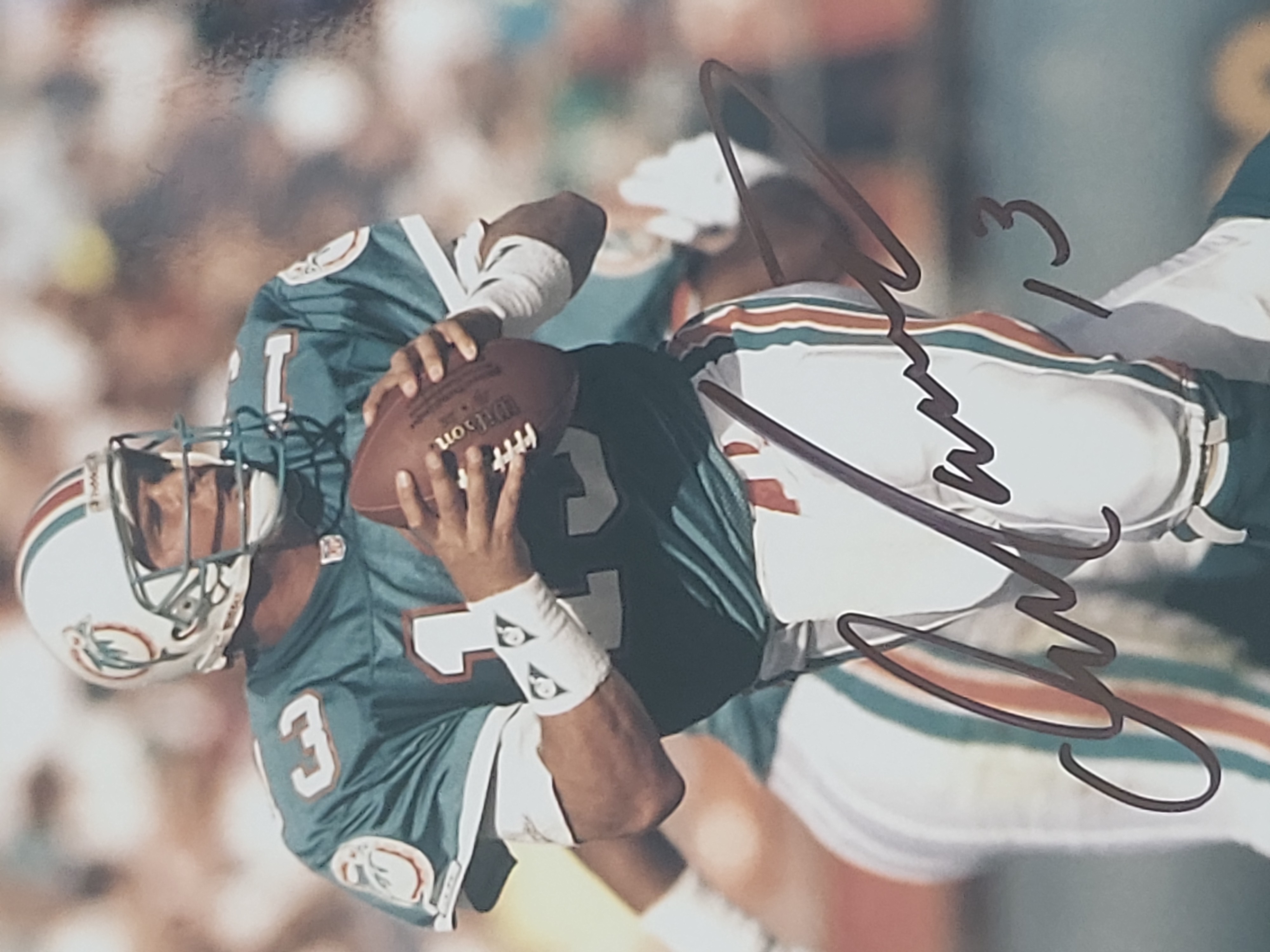 I03867 | Dan Marino Autographed 8x10 Miami Dolphins Color Photograph with Authentication