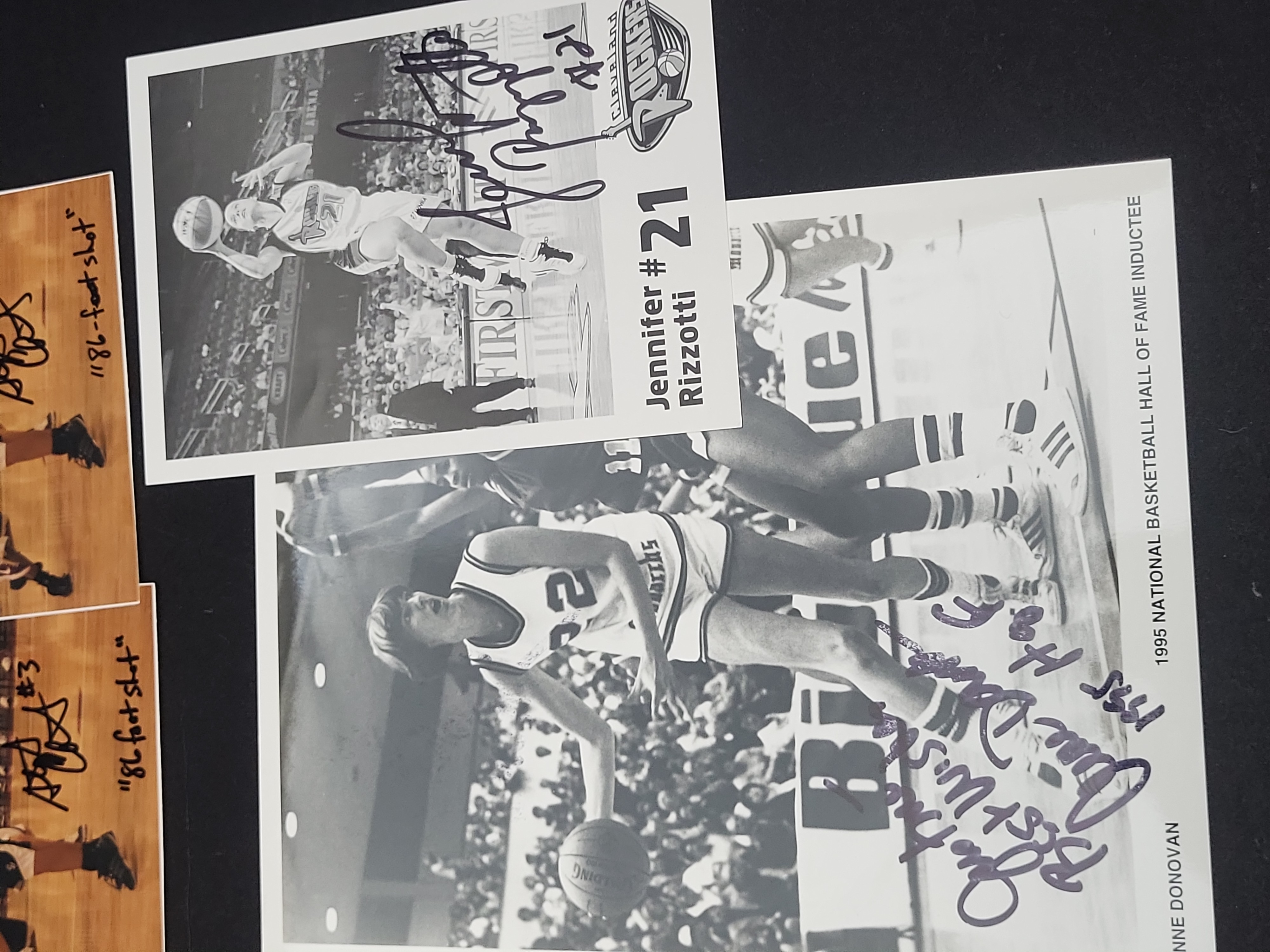 I03010 | A Collection of Autographed Basketball Photographs and Memorabilia Including WNBA NCAA and Harlem Globetrotters